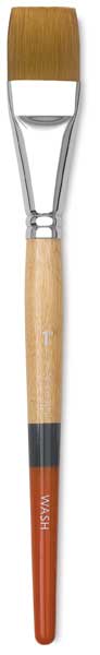 Princeton Snap! Golden Taklon Brush - Wash, Short Handle, Size 1