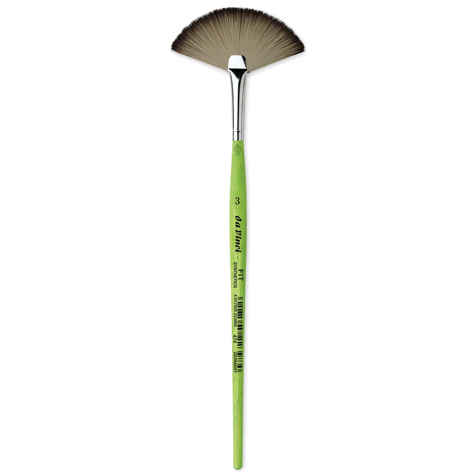Da Vinci Fit For School & Hobby Brush - Fan, Size 3, Short Handle