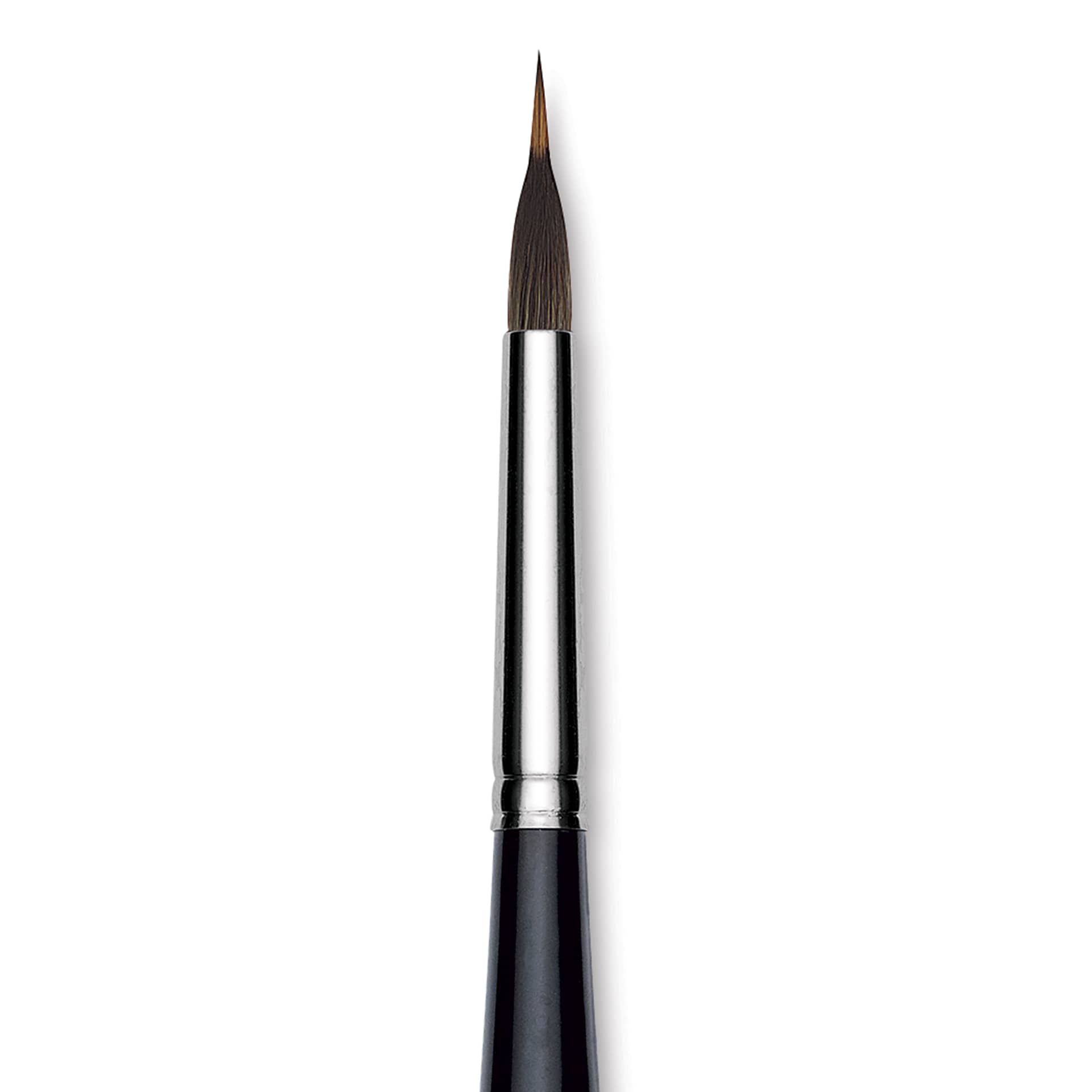 Da Vinci Casaneo Synthetic Squirrel Watercolor Brush - Inlaid Long Liner, Size 8, Short Handle, Synthetic, close up