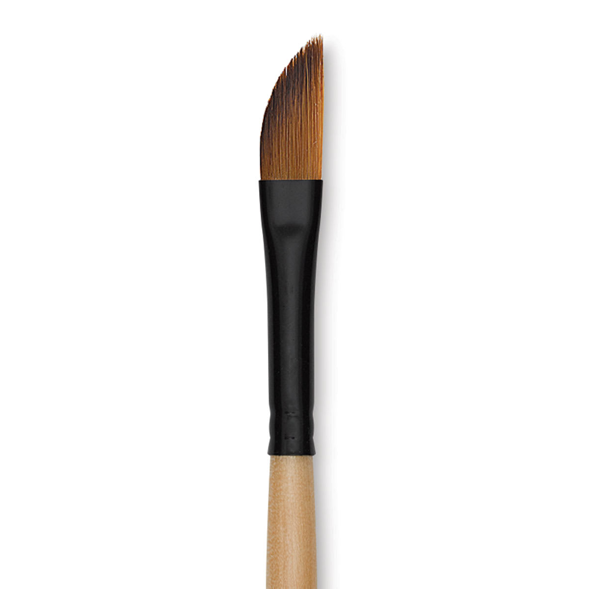 Dynasty Black Gold Brush - Dagger, Short Handle, Size 1/4" close up
