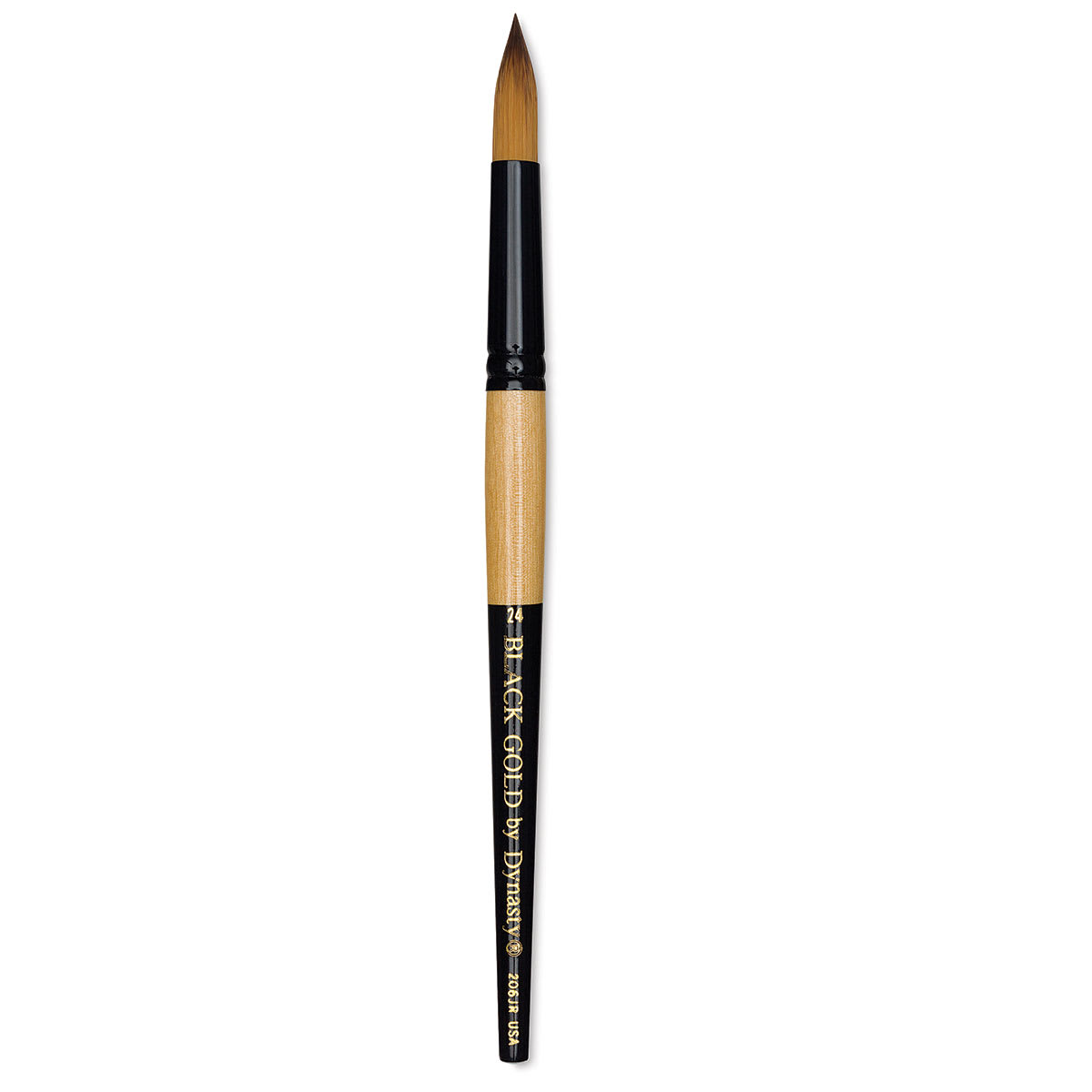 Dynasty Black Gold Brush - Jumbo Round, Short Handle, Size 24