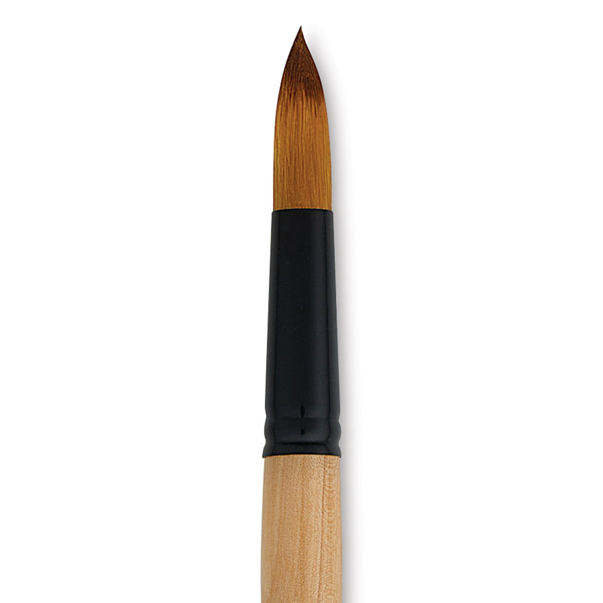 Dynasty Black Gold Brush - Jumbo Round, Short Handle, Size 30 close up