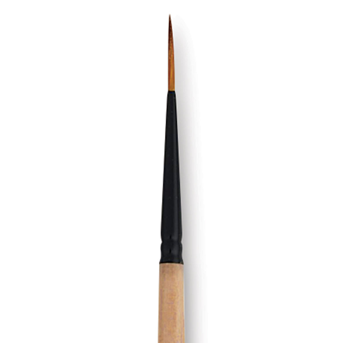 Dynasty Black Gold Brush - Liner, Short Handle, Size 0 close up