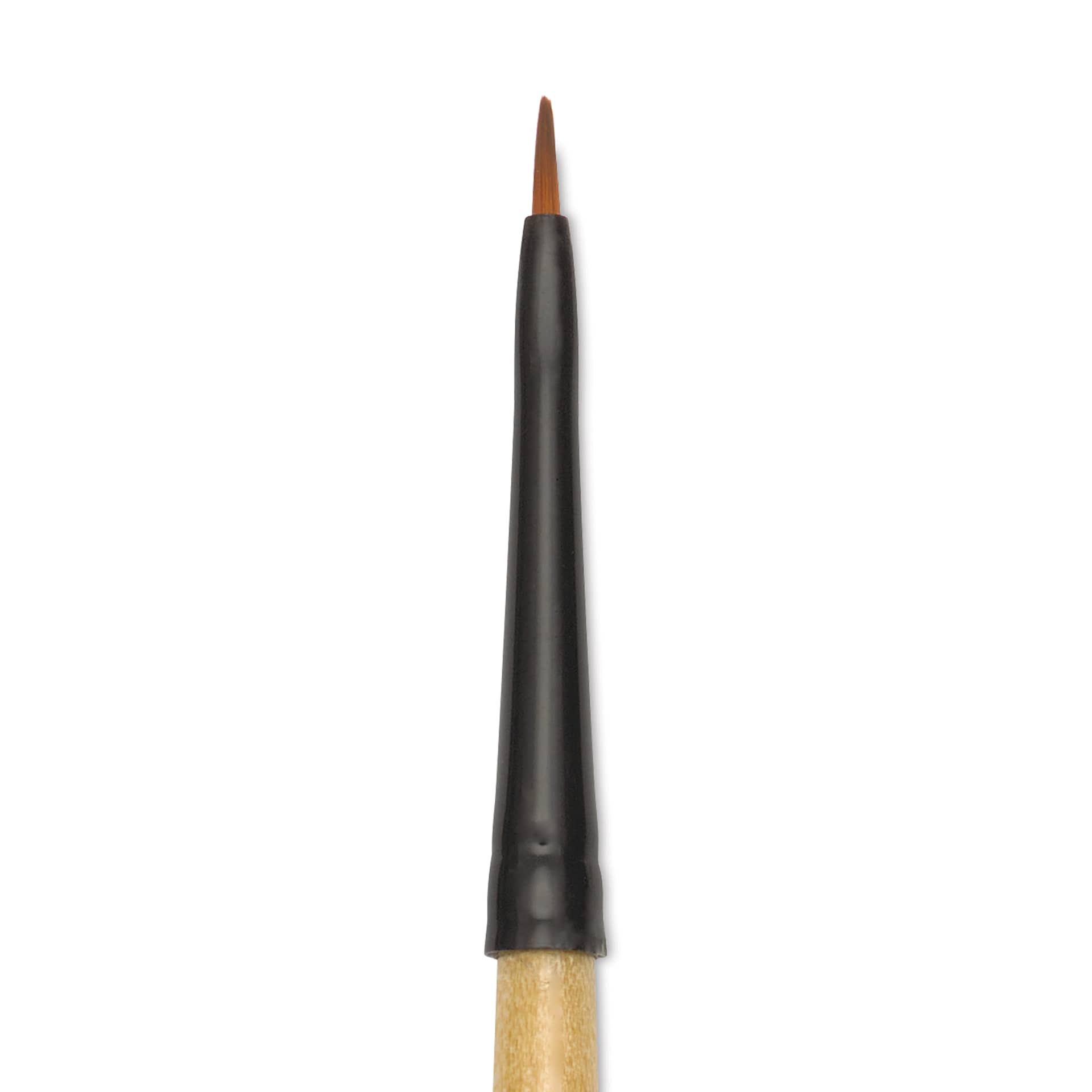 Dynasty Black Gold Brush - Mini Filbert, close-up