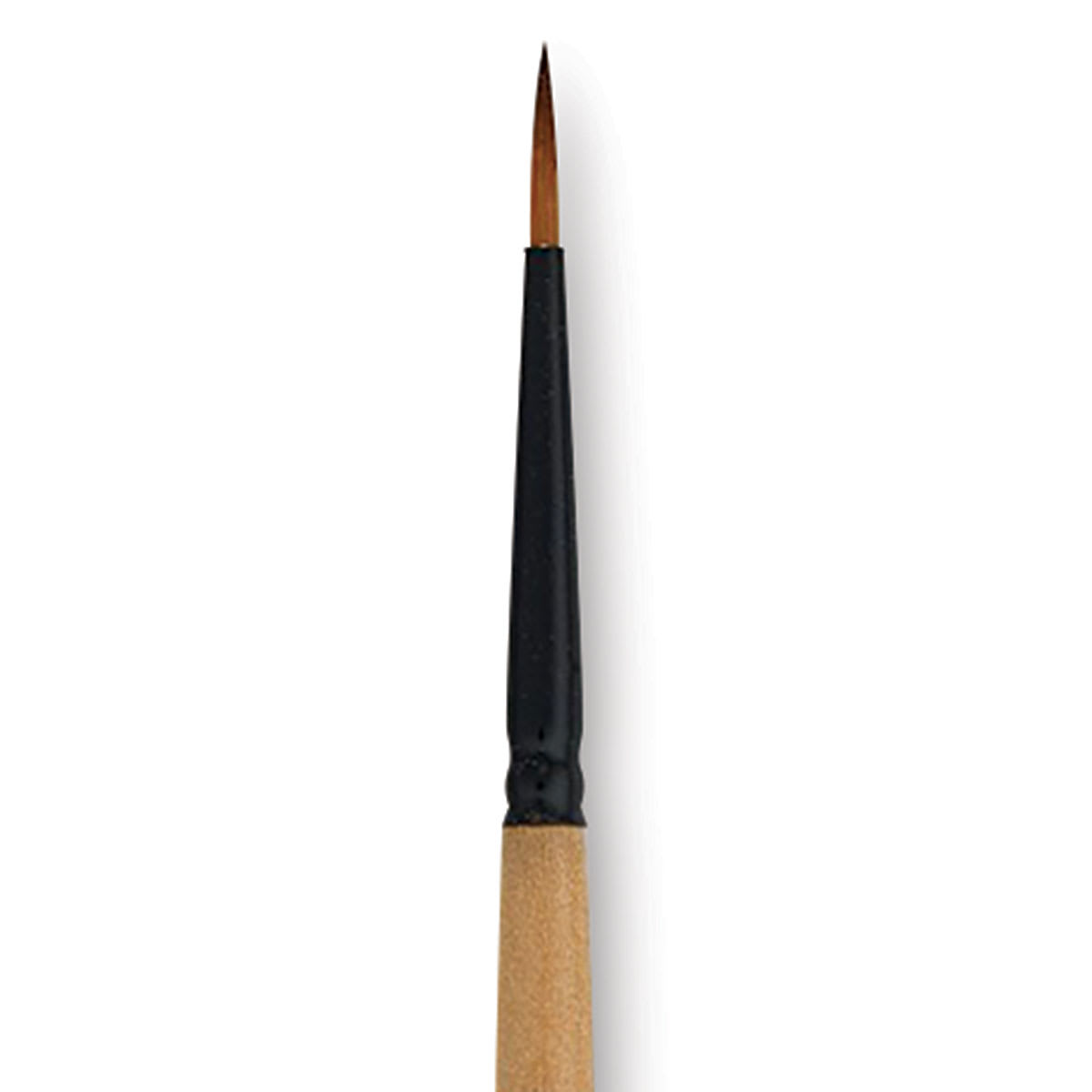 Dynasty Black Gold Brush - Round, Short Handle, Size 1 close up