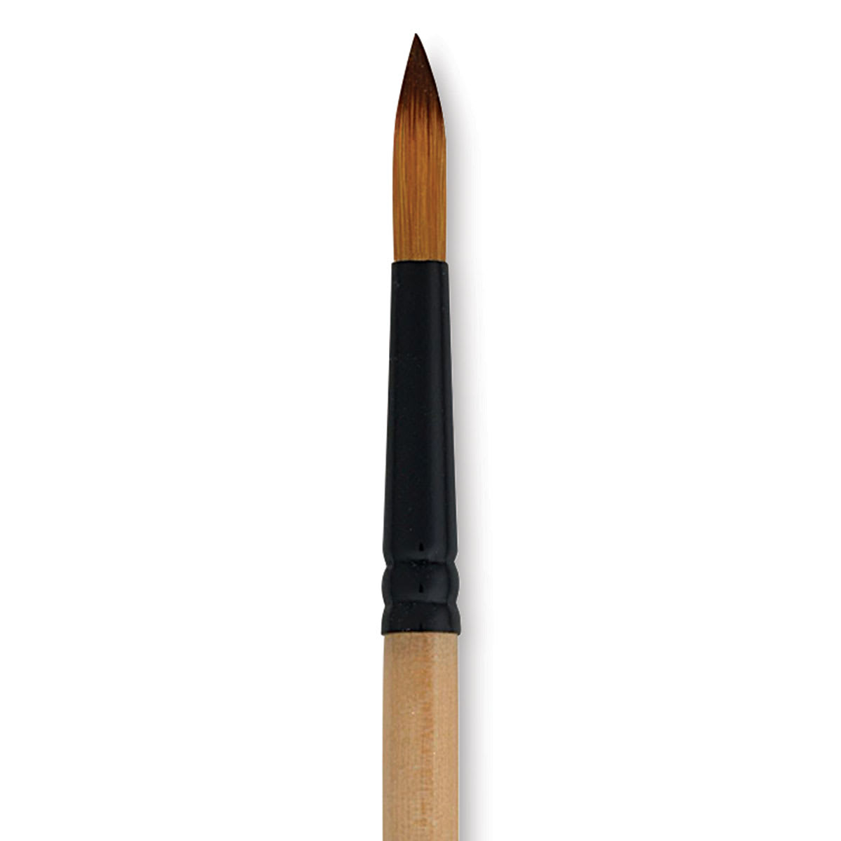 Dynasty Black Gold Brush - Round, Short Handle, Size 10 close up