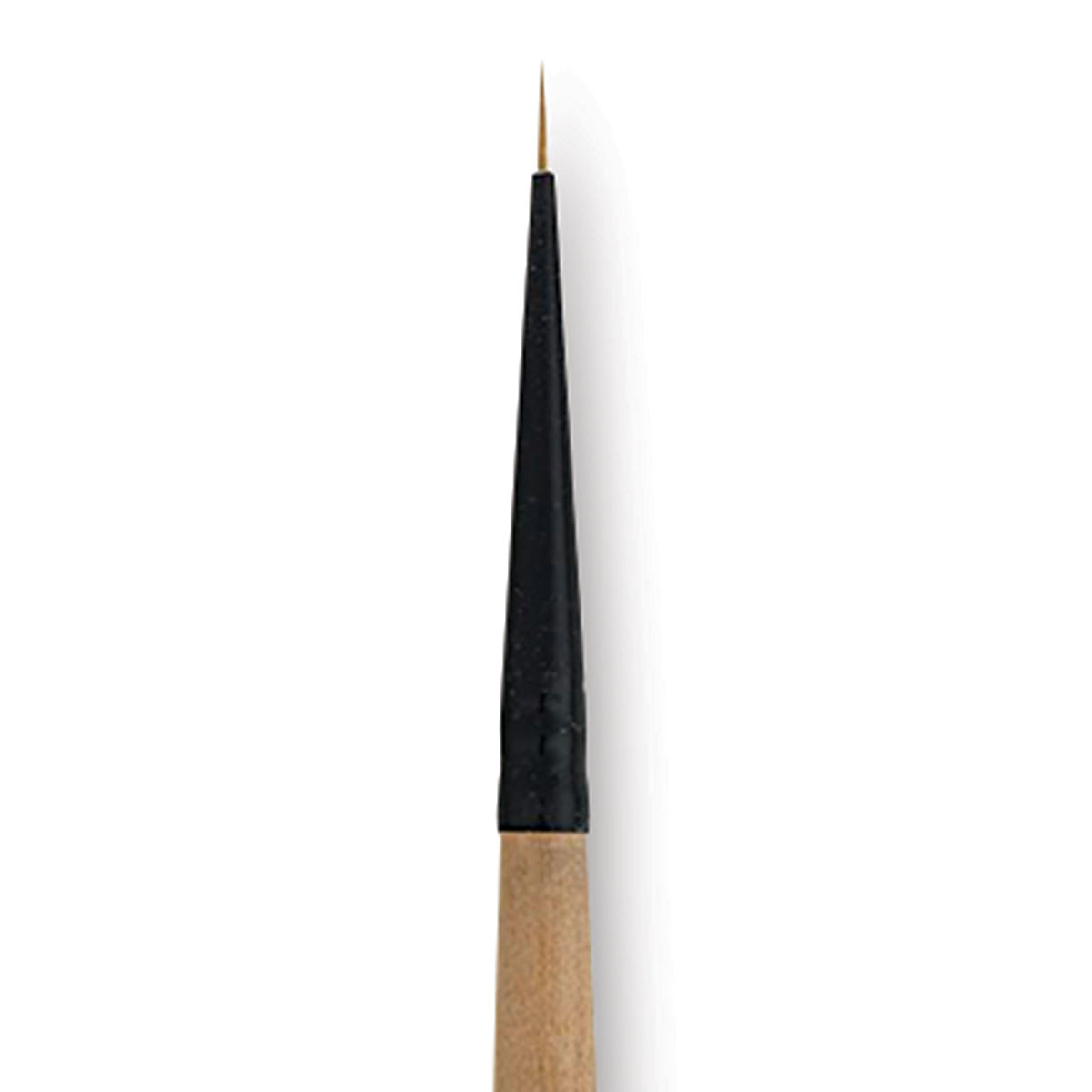 Dynasty Black Gold Brush - Round, Short Handle, Size 10/0 close up