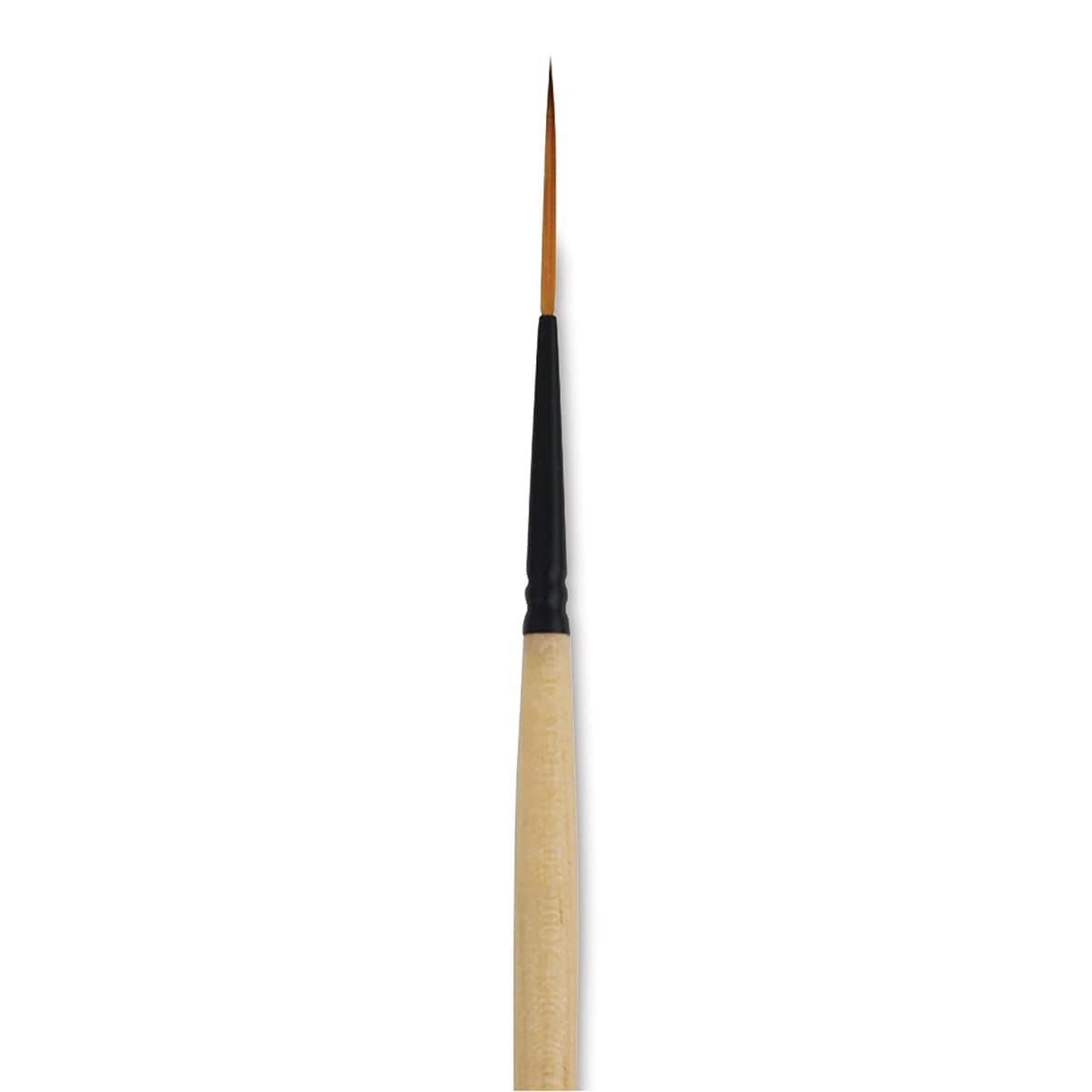 Dynasty Black Gold Brush - Script, Short Handle, Size 0 close up