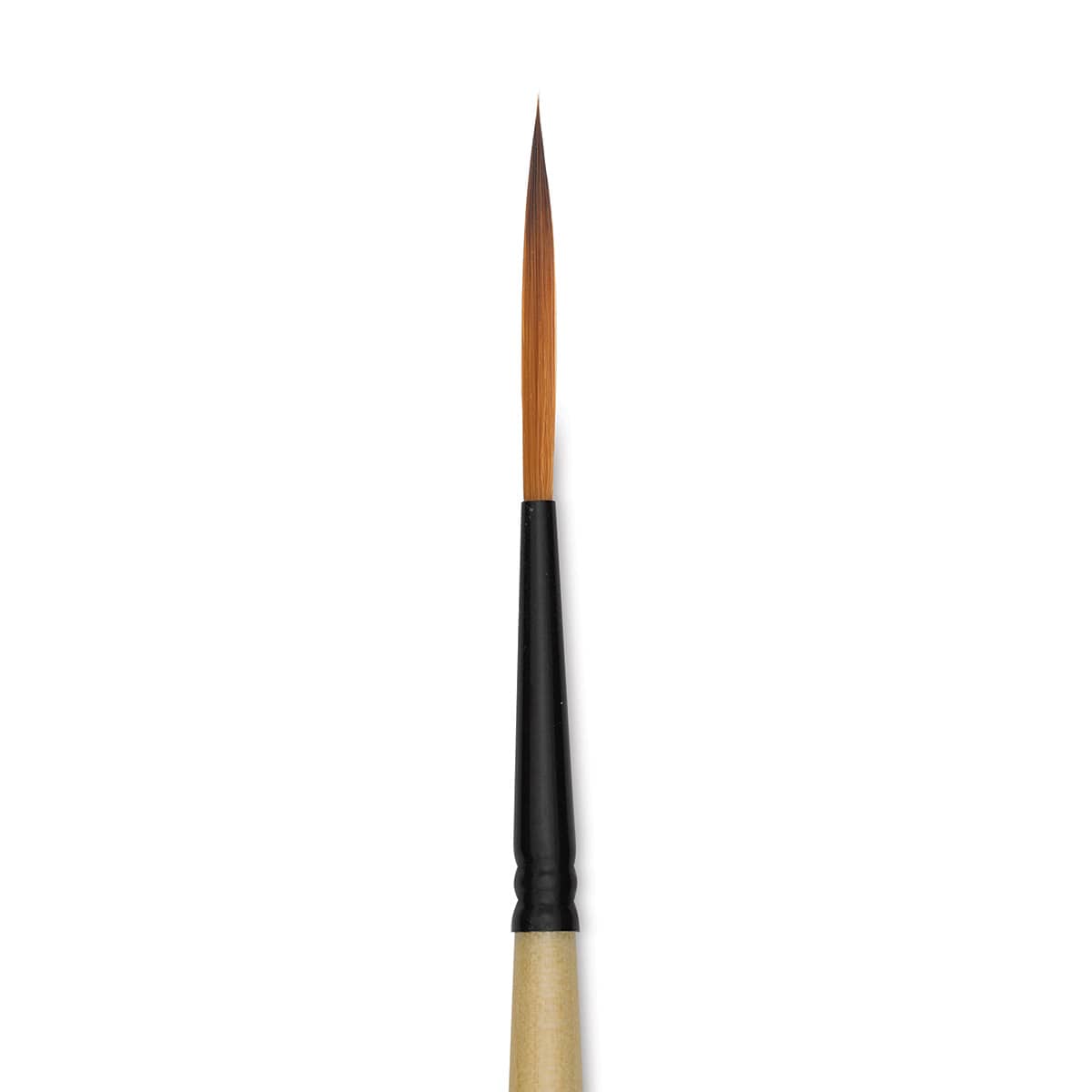 Dynasty Black Gold Brush - Script, Short Handle, Size 2 close up