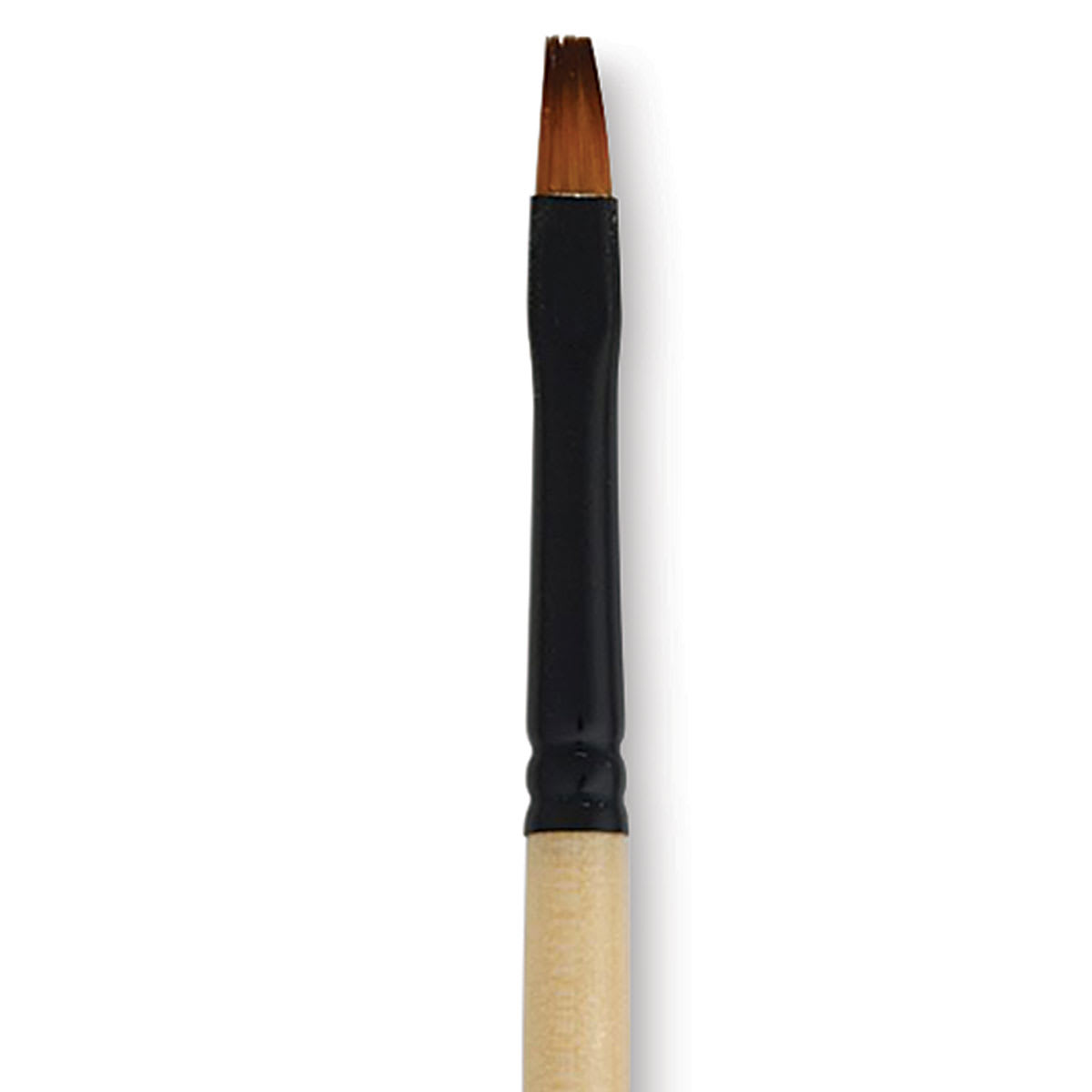 Dynasty Black Gold Brush - Shader, Short Handle, Size 3 close up