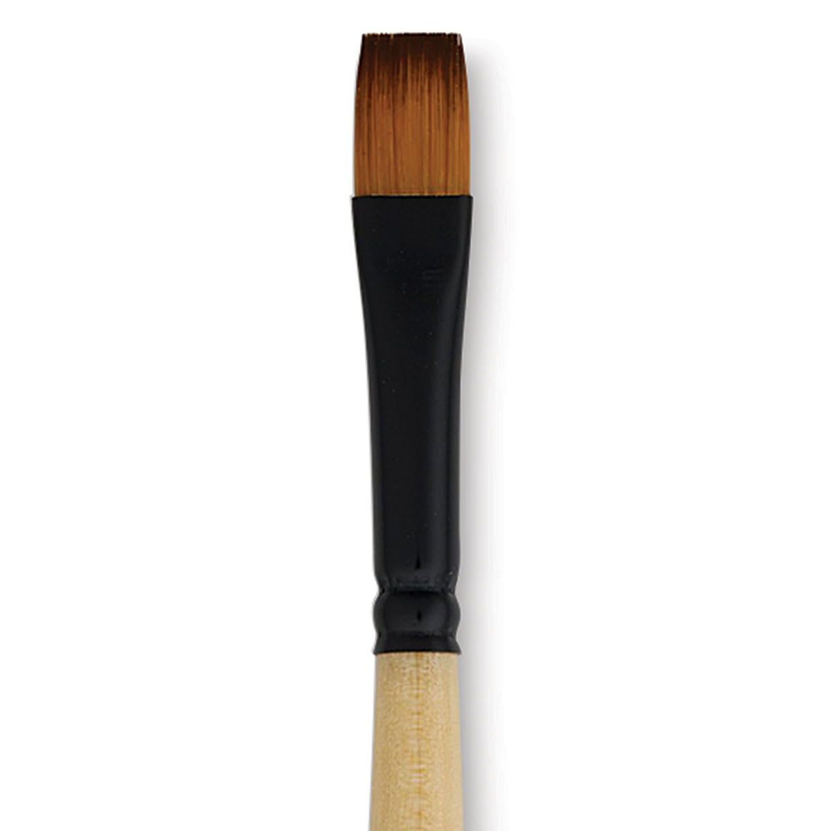 Dynasty Black Gold Brush - Shader, Short Handle, Size 10 close up
