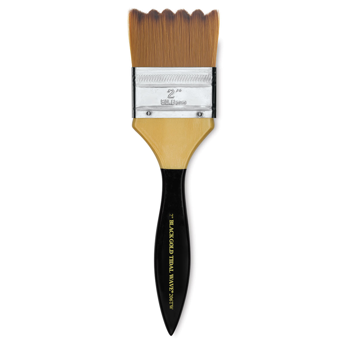 Dynasty Black Gold Brush - Tidal Wave, Short Handle, 2"