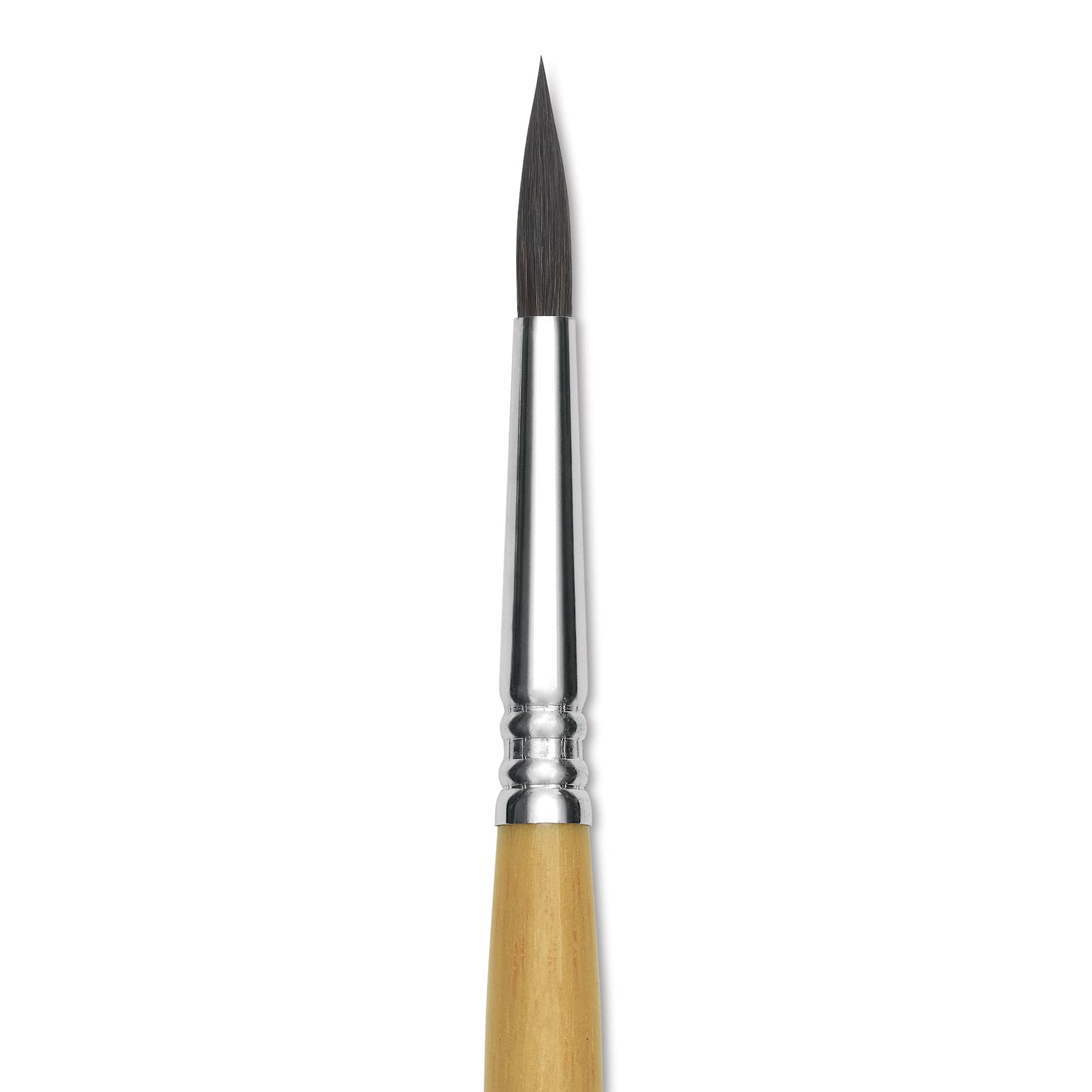 Escoda Squirrel Hair Ceramic Brush - Round Pointed, Size 6 (Close-up of brush)