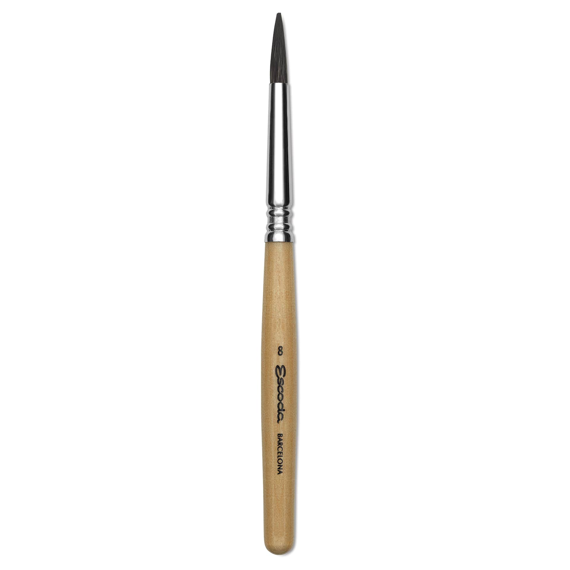 Escoda Squirrel Hair Ceramic Brush - Square Tip, Size 8
