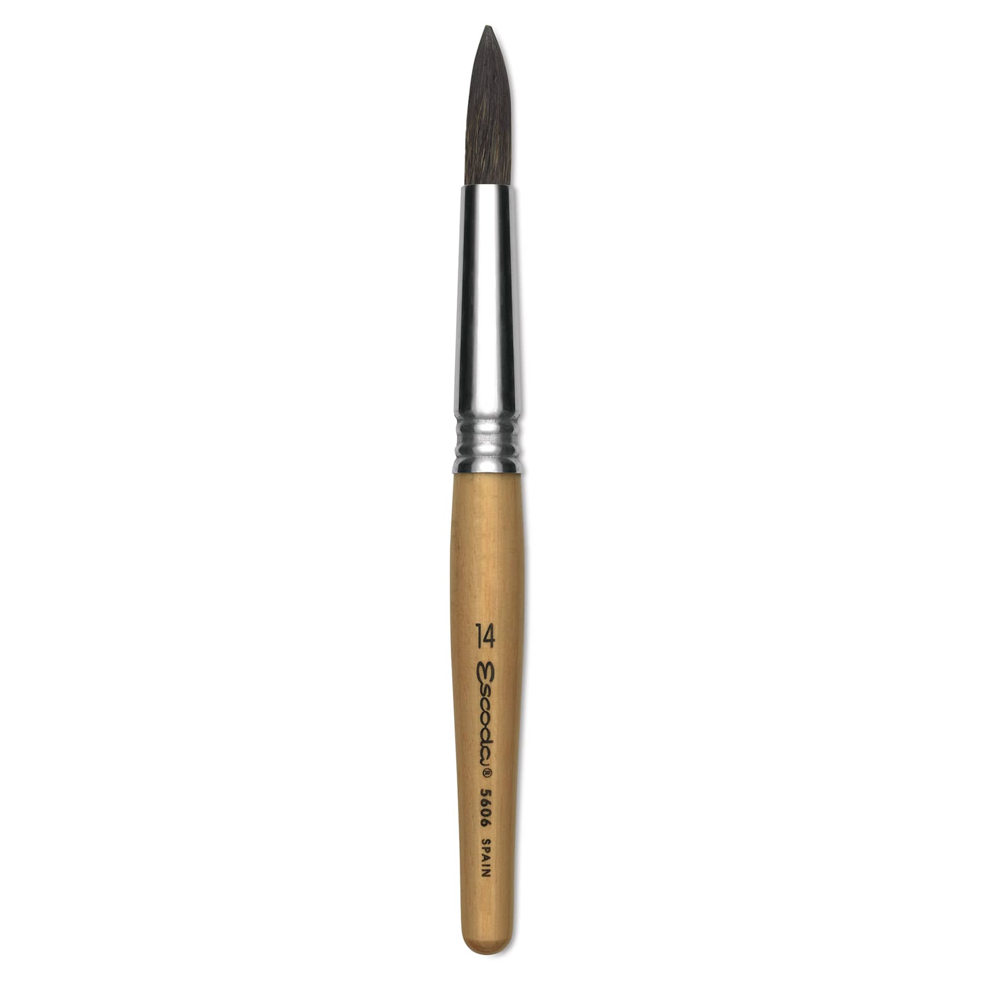 Escoda Squirrel Hair Ceramic Brush - Square Tip, Size 14