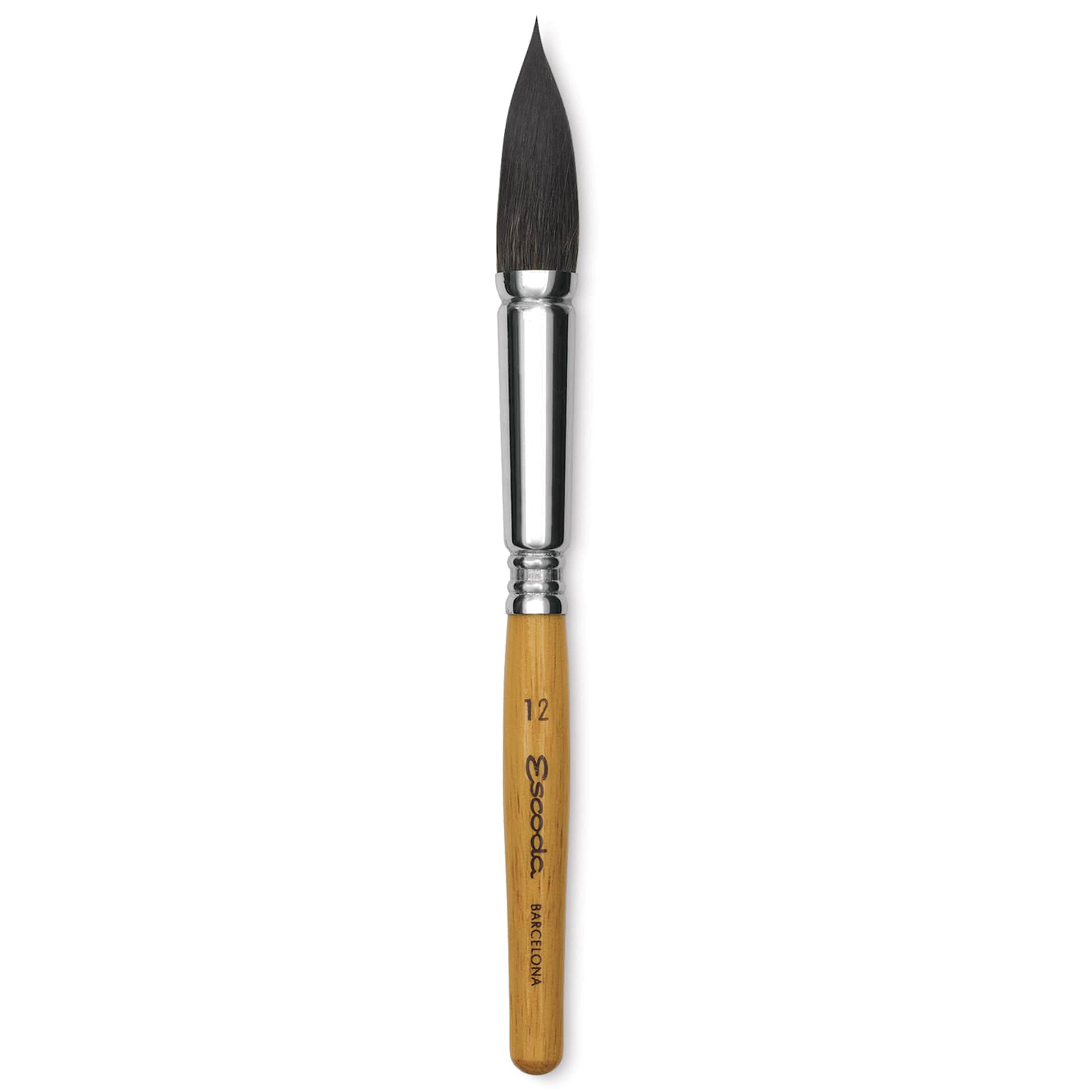 Escoda Squirrel Hair Ceramic Brush - Full Body Oval, Size 12