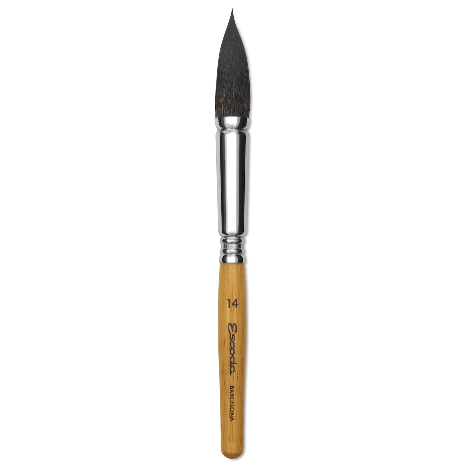 Escoda Squirrel Hair Ceramic Brush - Full Body Oval, Size 14