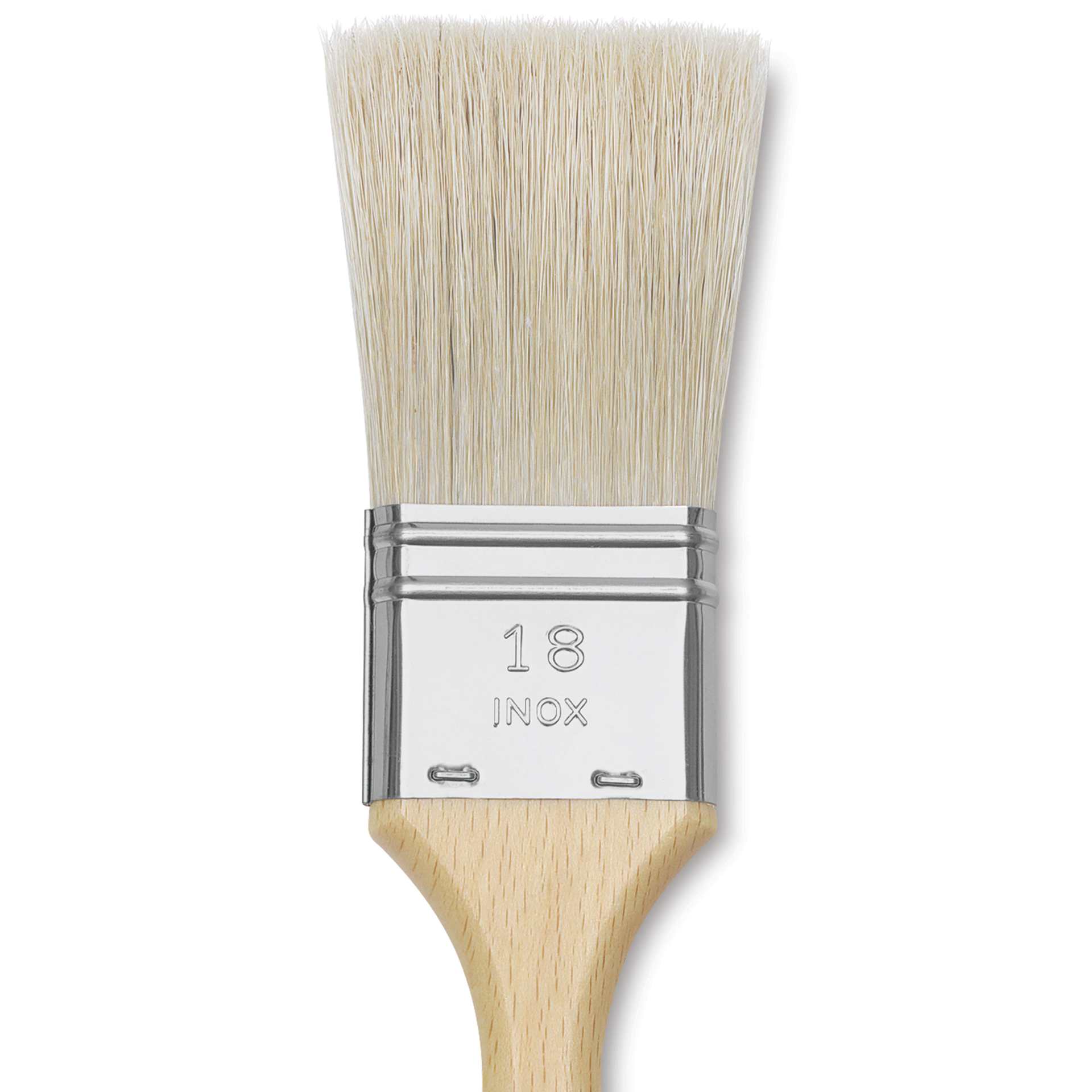 Escoda Natural Chungking Bristle Brush - Triple Thickness, Size 18 close up