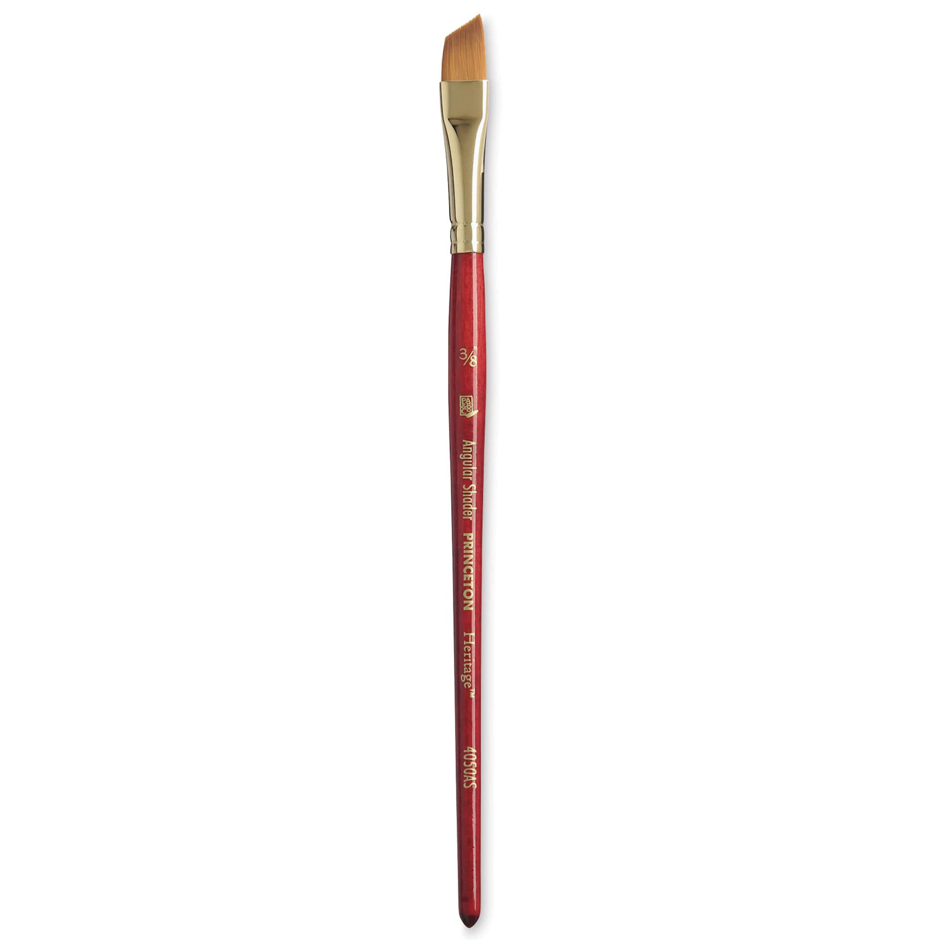 Princeton Heritage Sable Brush - Angular Shader, Short Handle, Size 3/8"