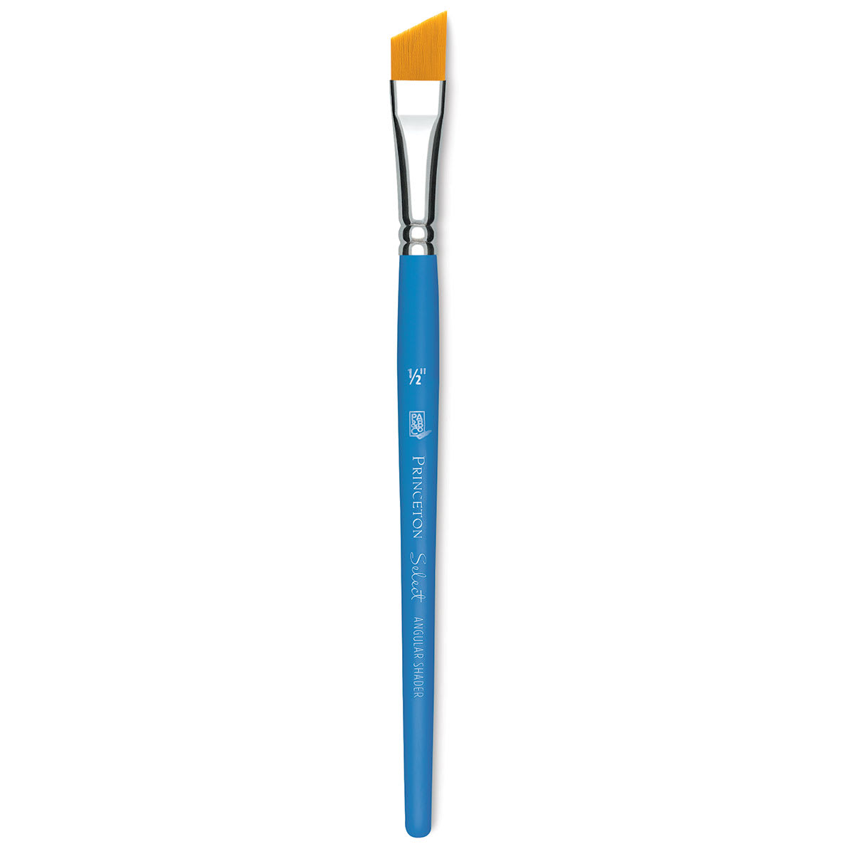 Princeton Select Synthetic Brush - Angle Shader, Short Handle, Size 1/2"