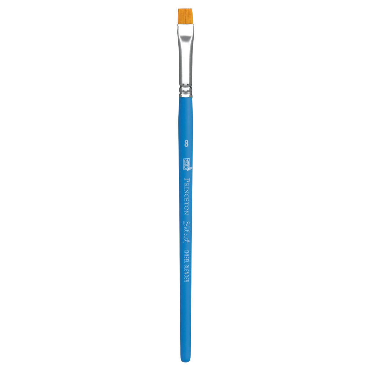 Princeton Select Synthetic Brush - Chisel Blender, Short Handle, Size 8