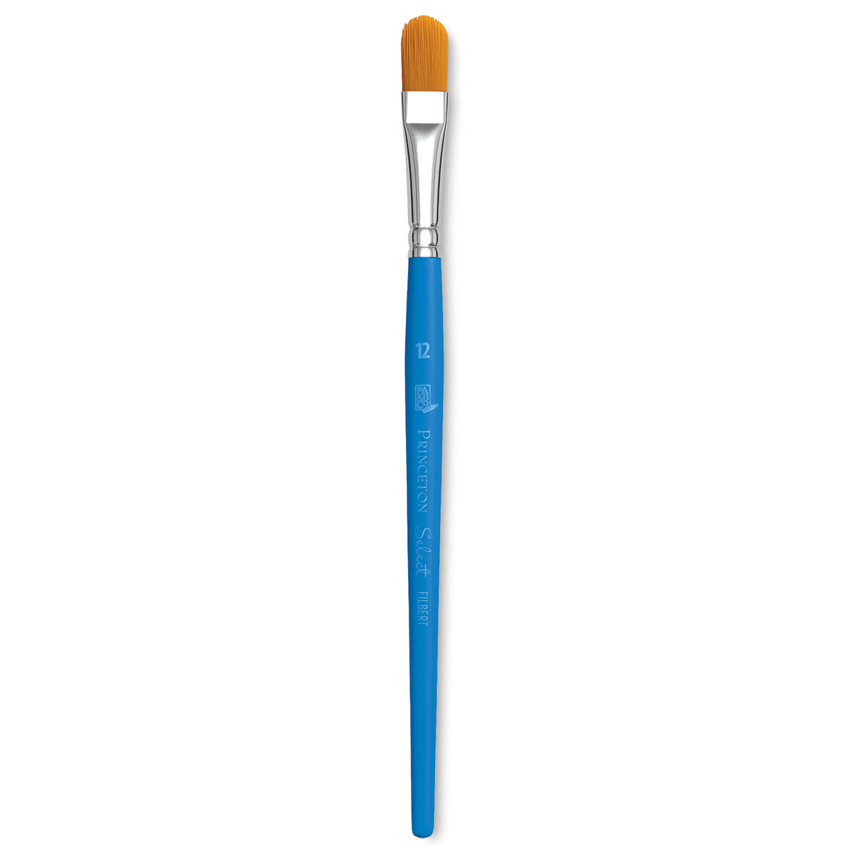 Princeton Select Synthetic Brush - Filbert, Short Handle, Size 12