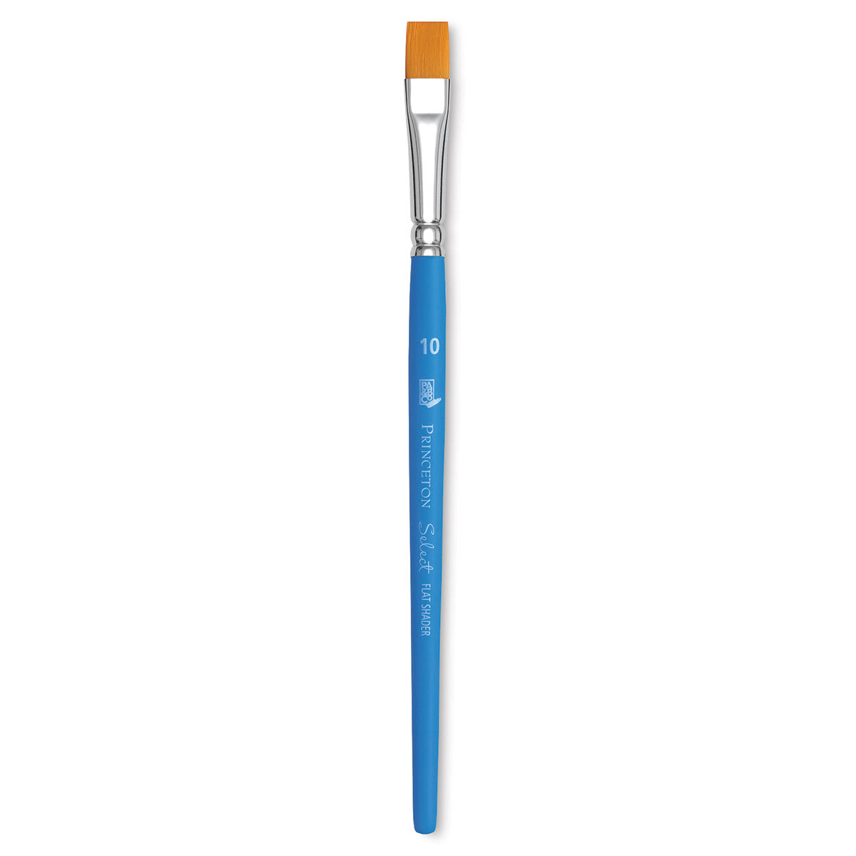 Princeton Select Synthetic Brush - Flat Shader, Short Handle, Size 10