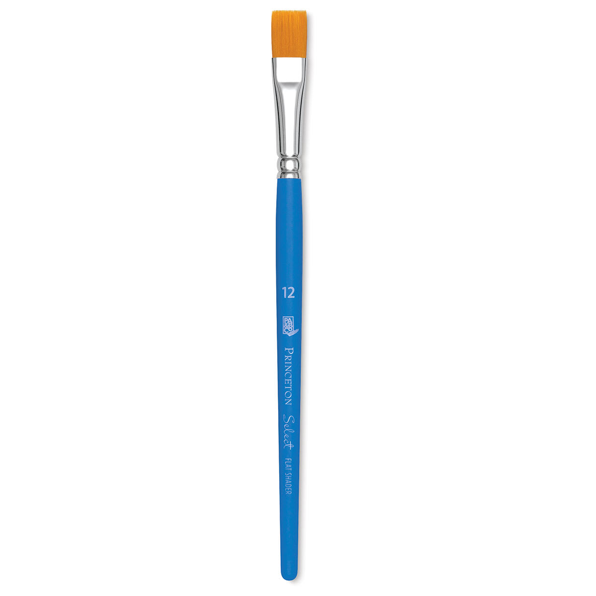 Princeton Select Synthetic Brush - Flat Shader, Short Handle, Size 12