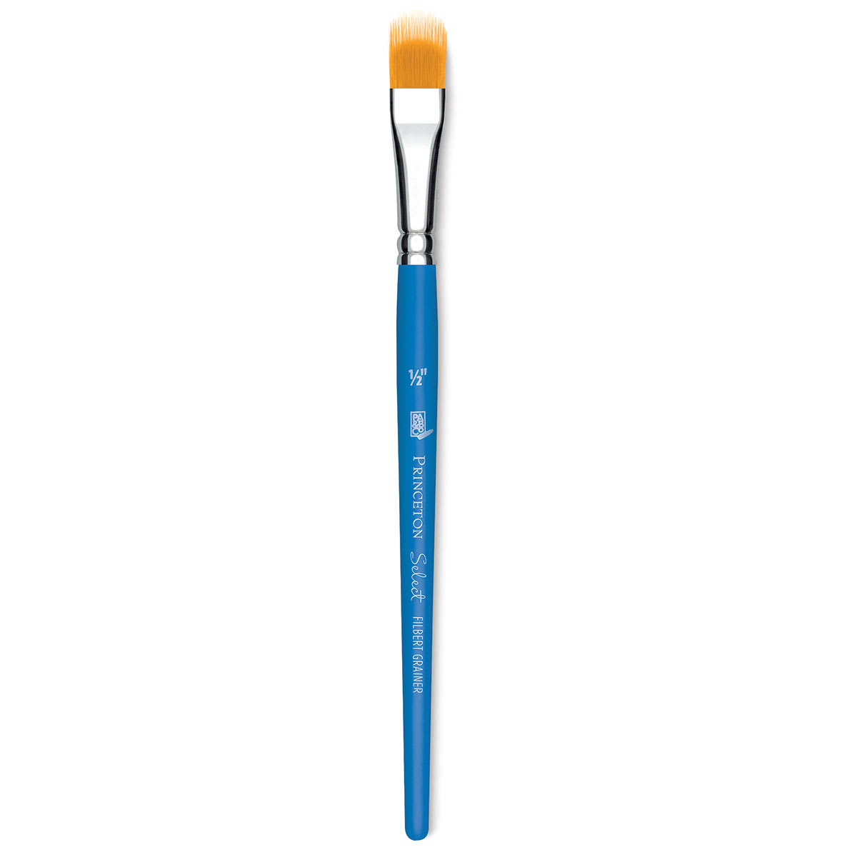 Princeton Select Synthetic Brush - Filbert Grainer, Short Handle, Size 1/2"