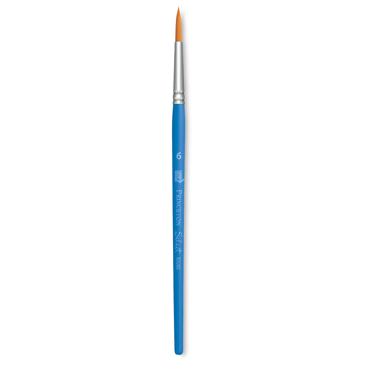 Princeton Select Synthetic Brush - Round, Short Handle, Size 6