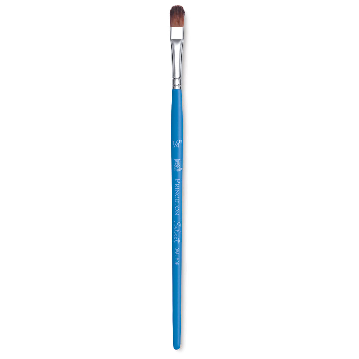 Princeton Select Synthetic Brush - Wave Oval Mop, Short Handle, Size 1/4"