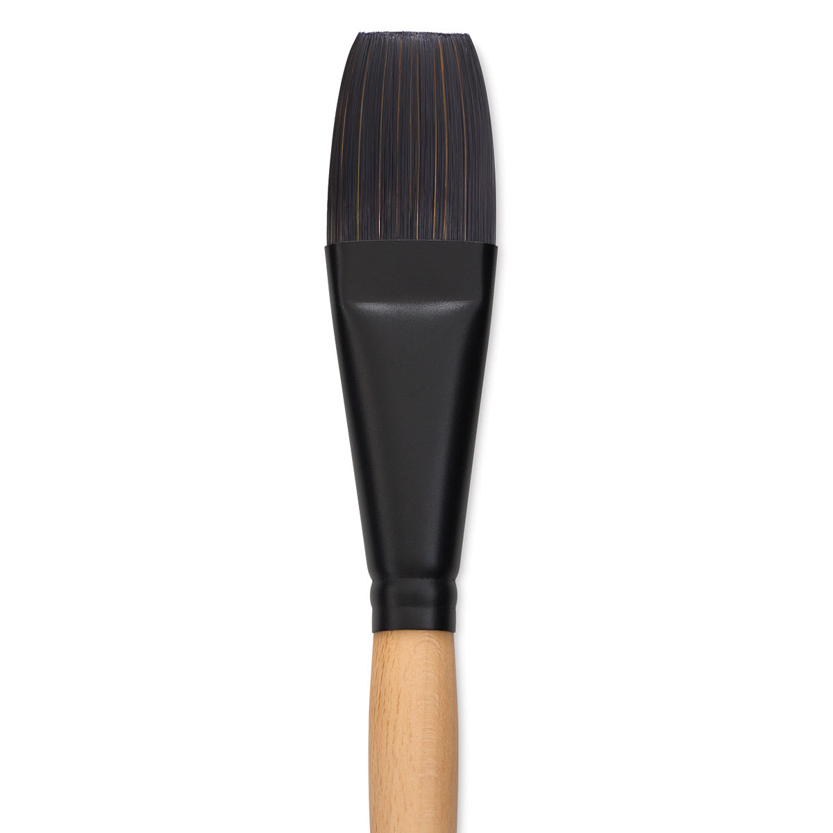 Princeton Catalyst Polytip Bristle Brush - Flat, Long Handle, Size 16 close up