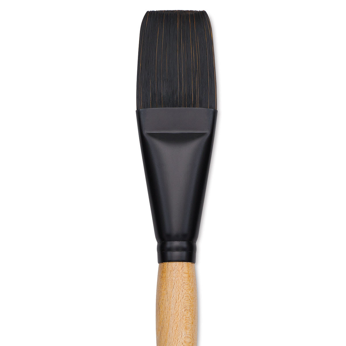 Princeton Catalyst Polytip Bristle Brush - Flat, Long Handle, Size 20 close up