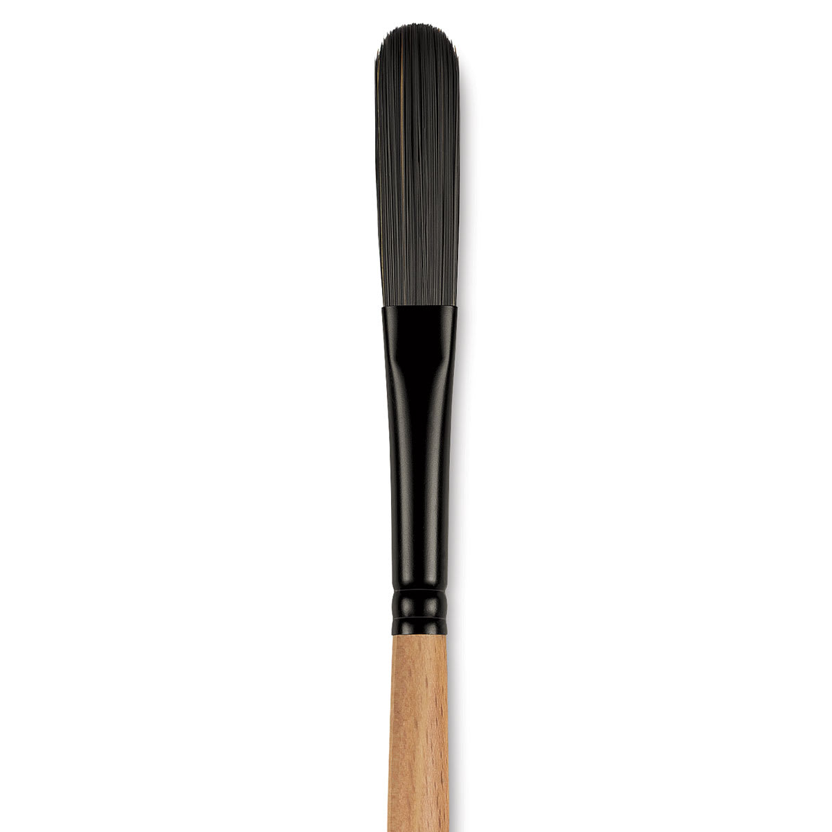Princeton Catalyst Polytip Bristle Brush - Egbert, Long Handle, Size 6 close up