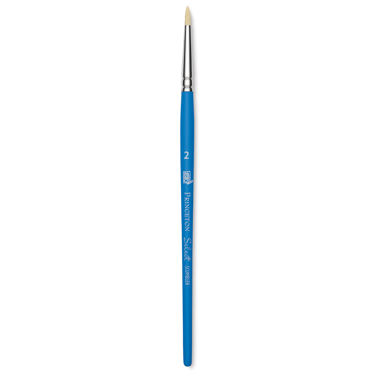 Princeton Select Natural Brush - Scumbler, Short Handle, Size 2 (full length)