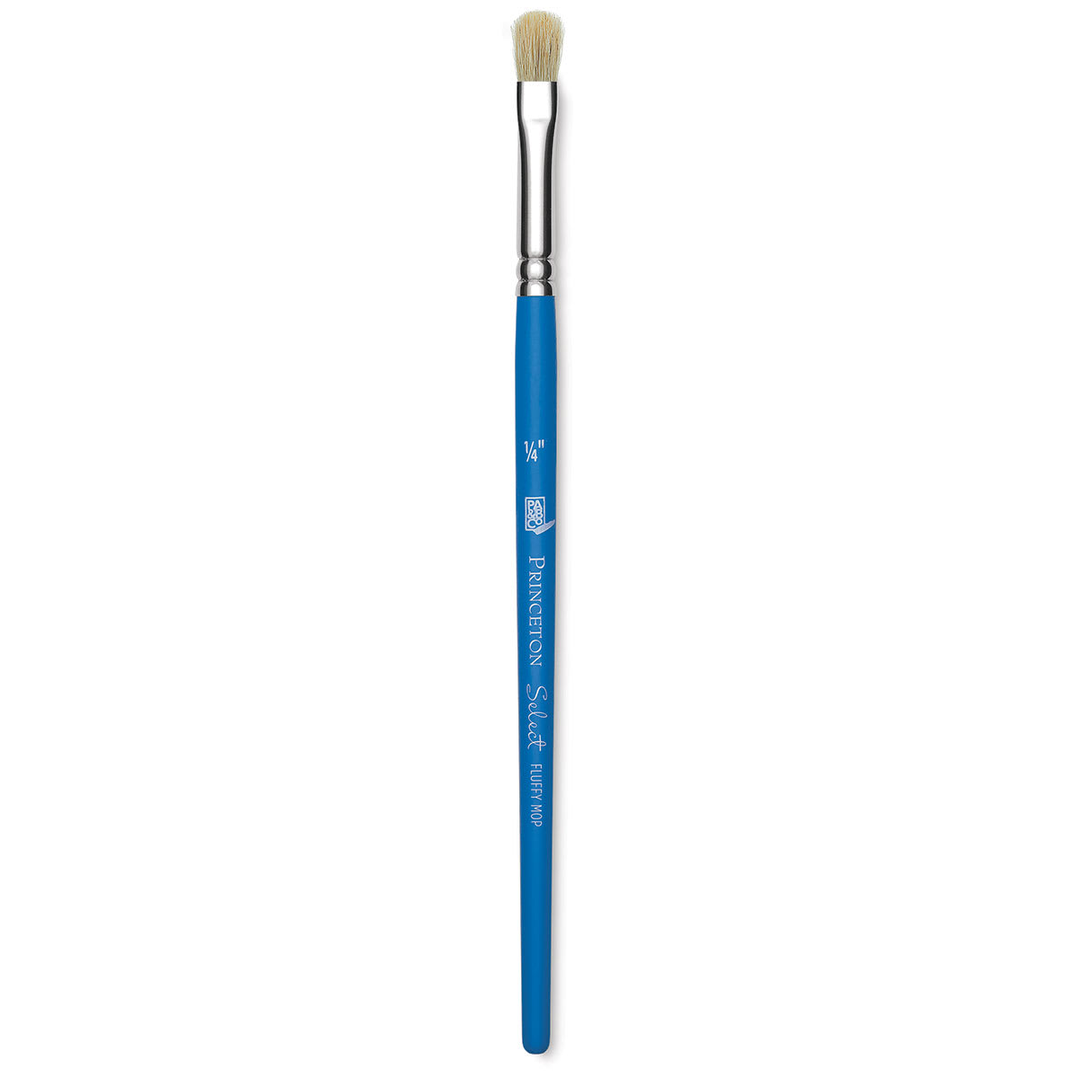 Princeton Select Natural Brush - Fluffy Mop, Short Handle, Size 1/4