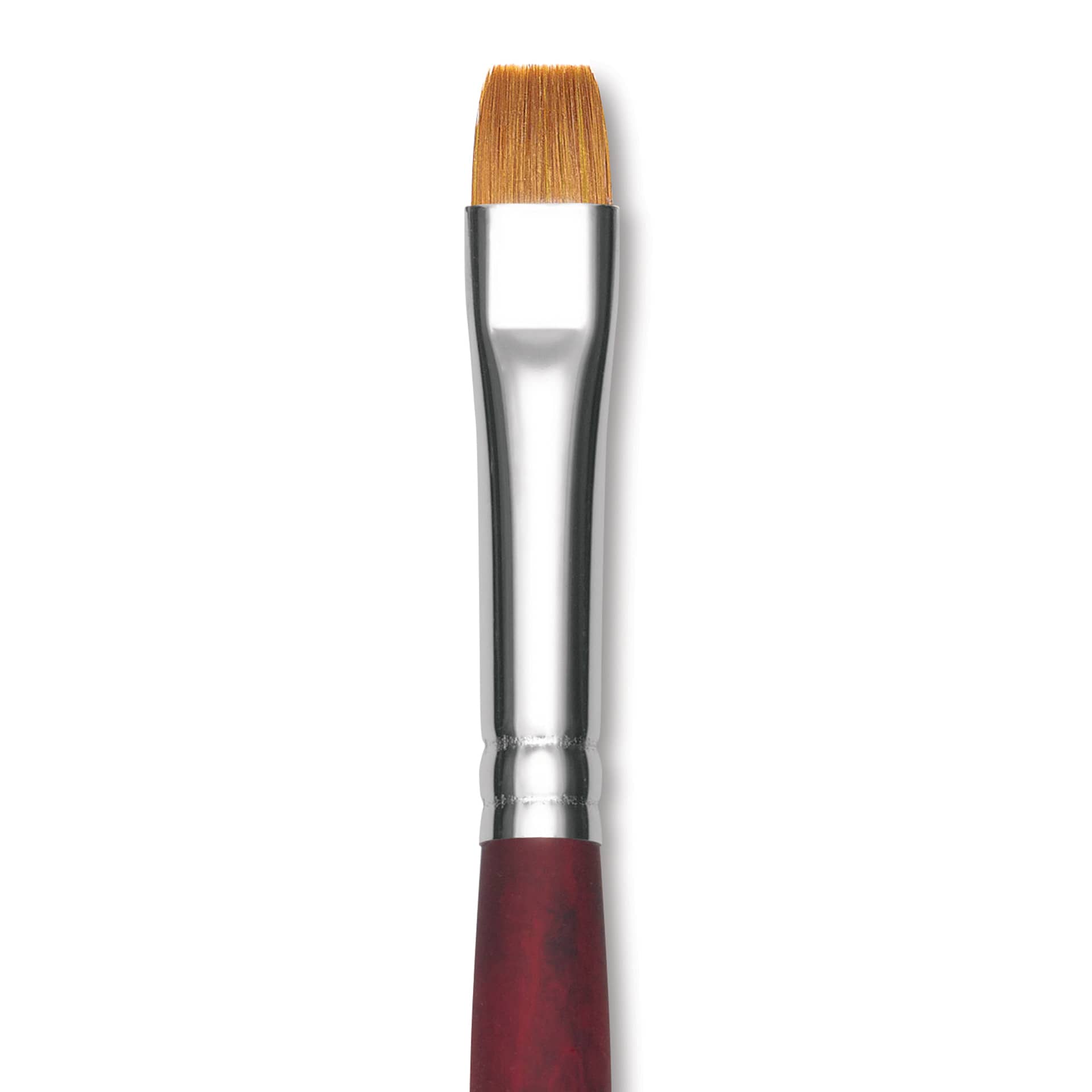 Princeton Velvetouch Series 3900 Synthetic Brush - Bright, Long Handle, Size 10 (close-up)