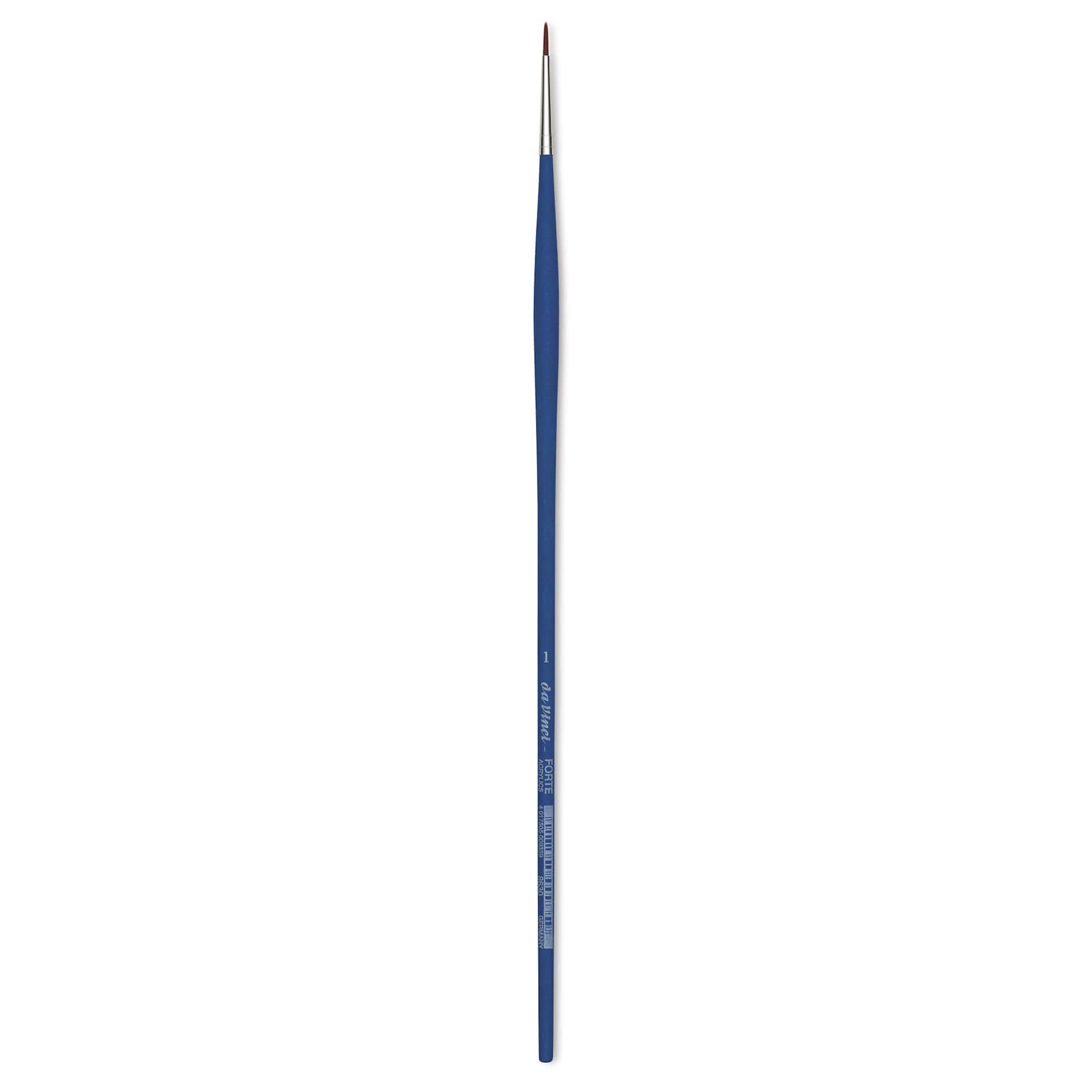 Da Vinci Forte Acrylics Synthetic Brush - Round, Long Handle, Size 1