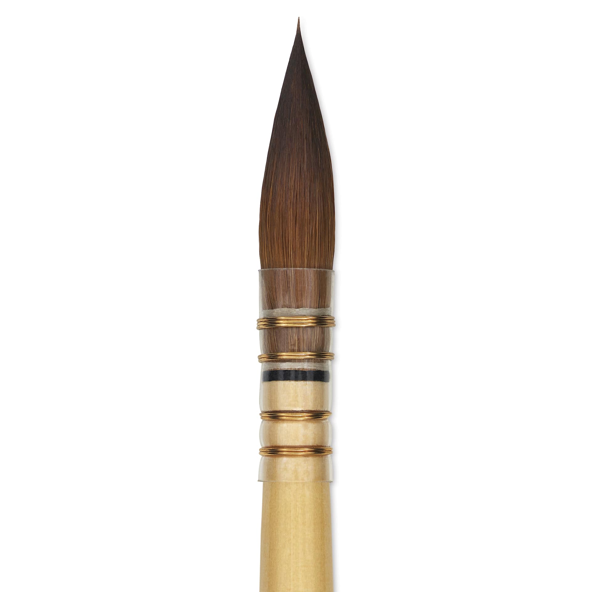  Da Vinci Artissimo Kolinsky Red Sable Brush - Quill, Size 4, close-up