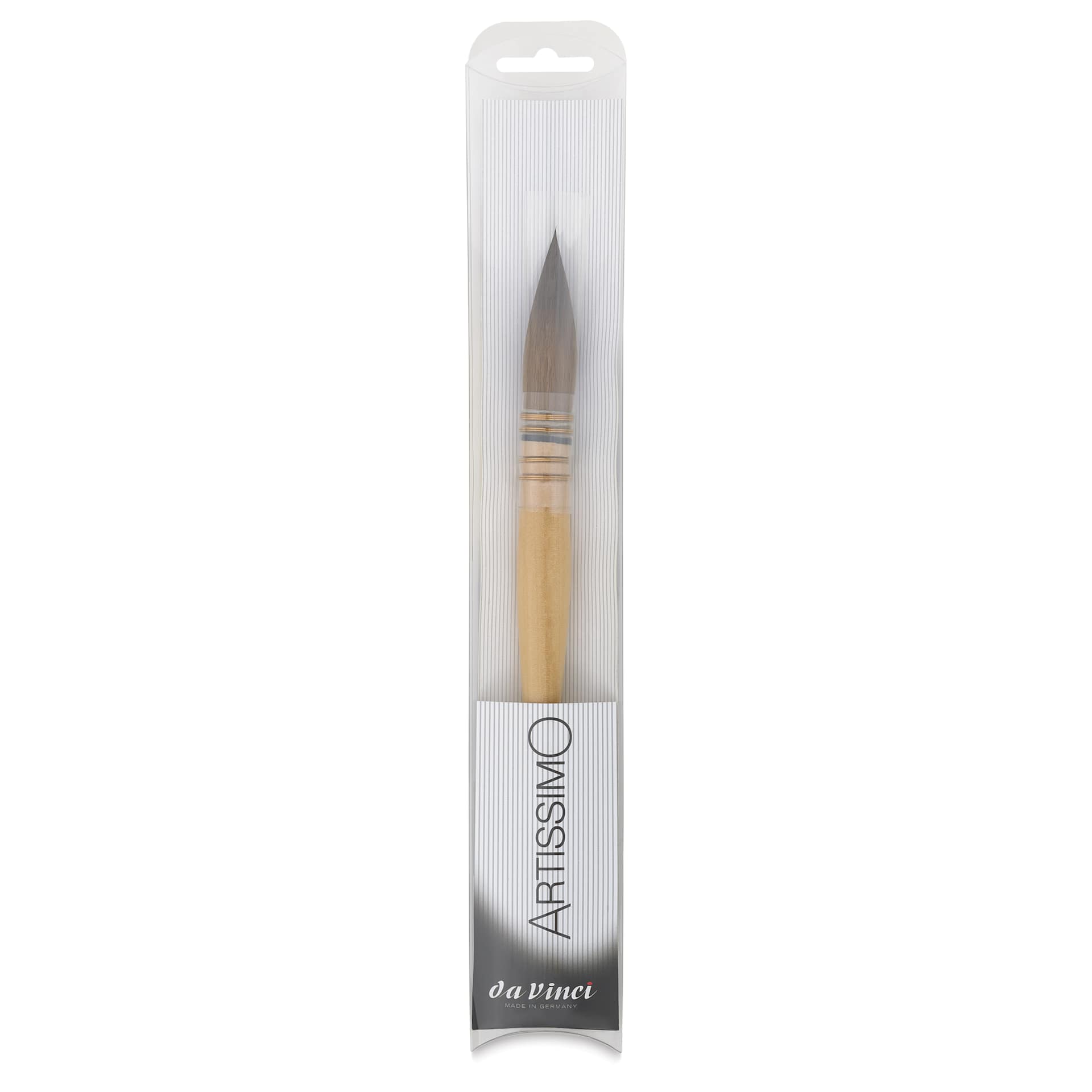  Da Vinci Artissimo Kolinsky Red Sable Brush - Quill, Size 6, insider of the packaging