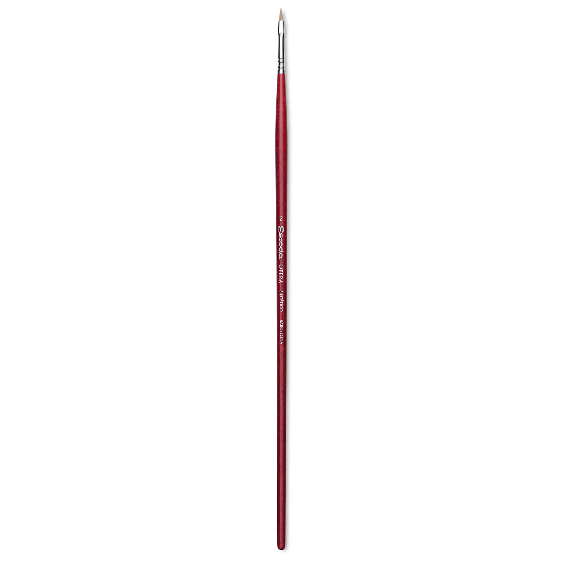 Escoda Opera Takatsu Synthetic Brush - Bright, Long Handle, Size 2