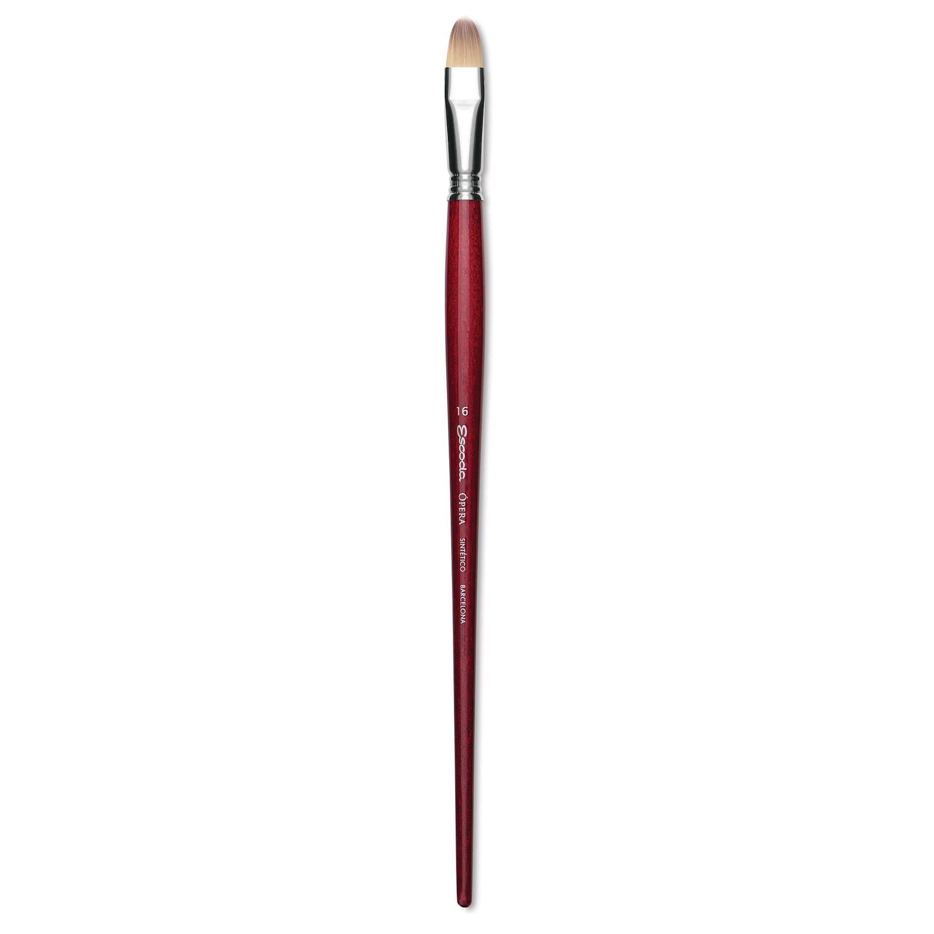 Escoda Opera Takatsu Synthetic Brush - Bright, Long Handle, Size 16