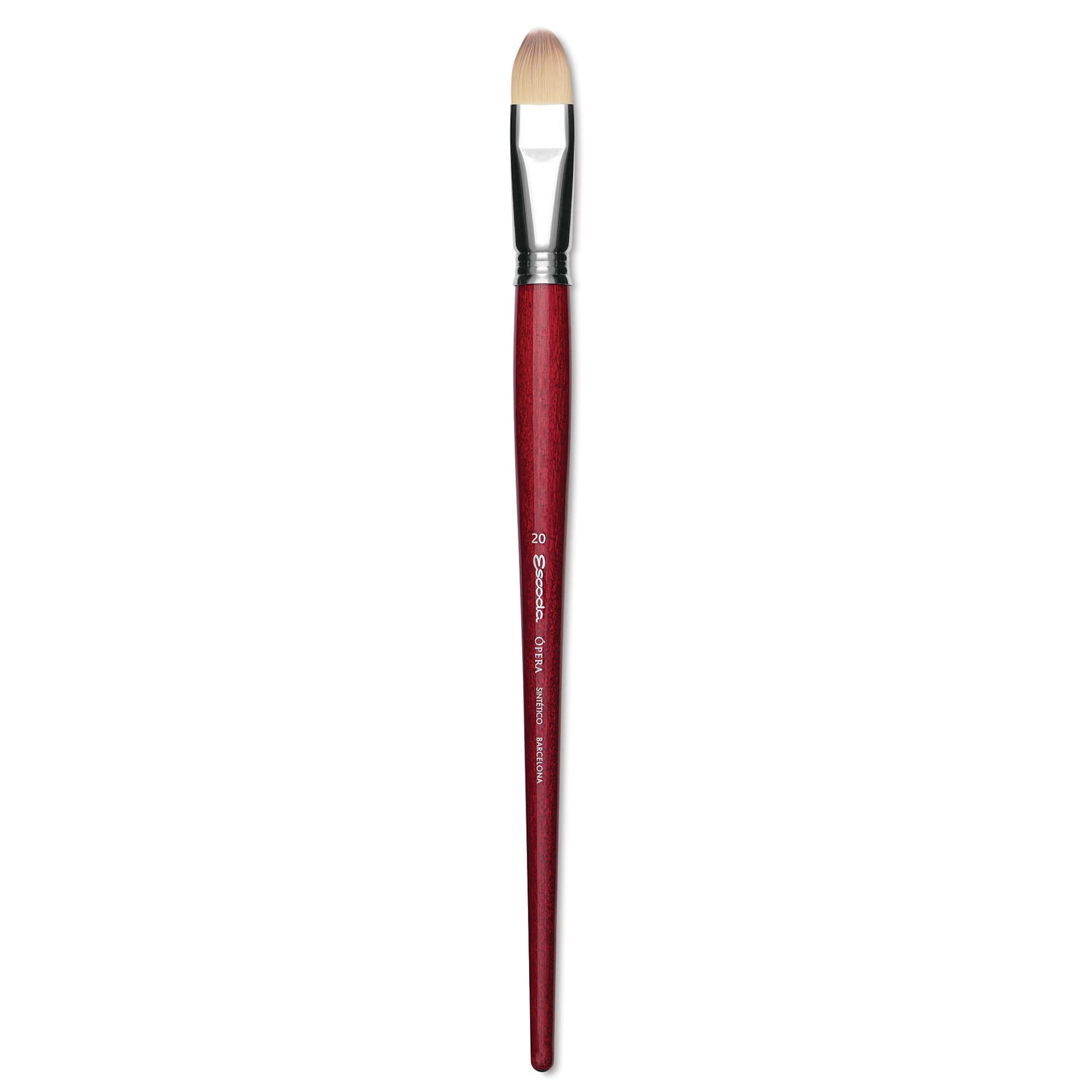 Escoda Opera Takatsu Synthetic Brush - Bright, Long Handle, Size 20