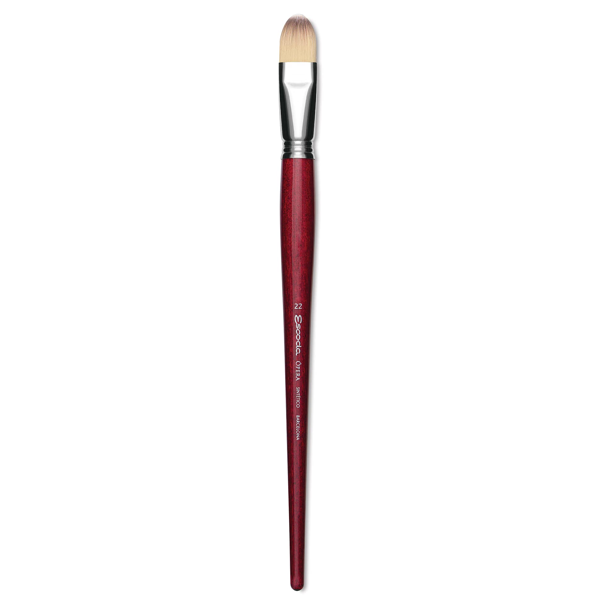 Escoda Opera Takatsu Synthetic Brush - Bright, Long Handle, Size 22
