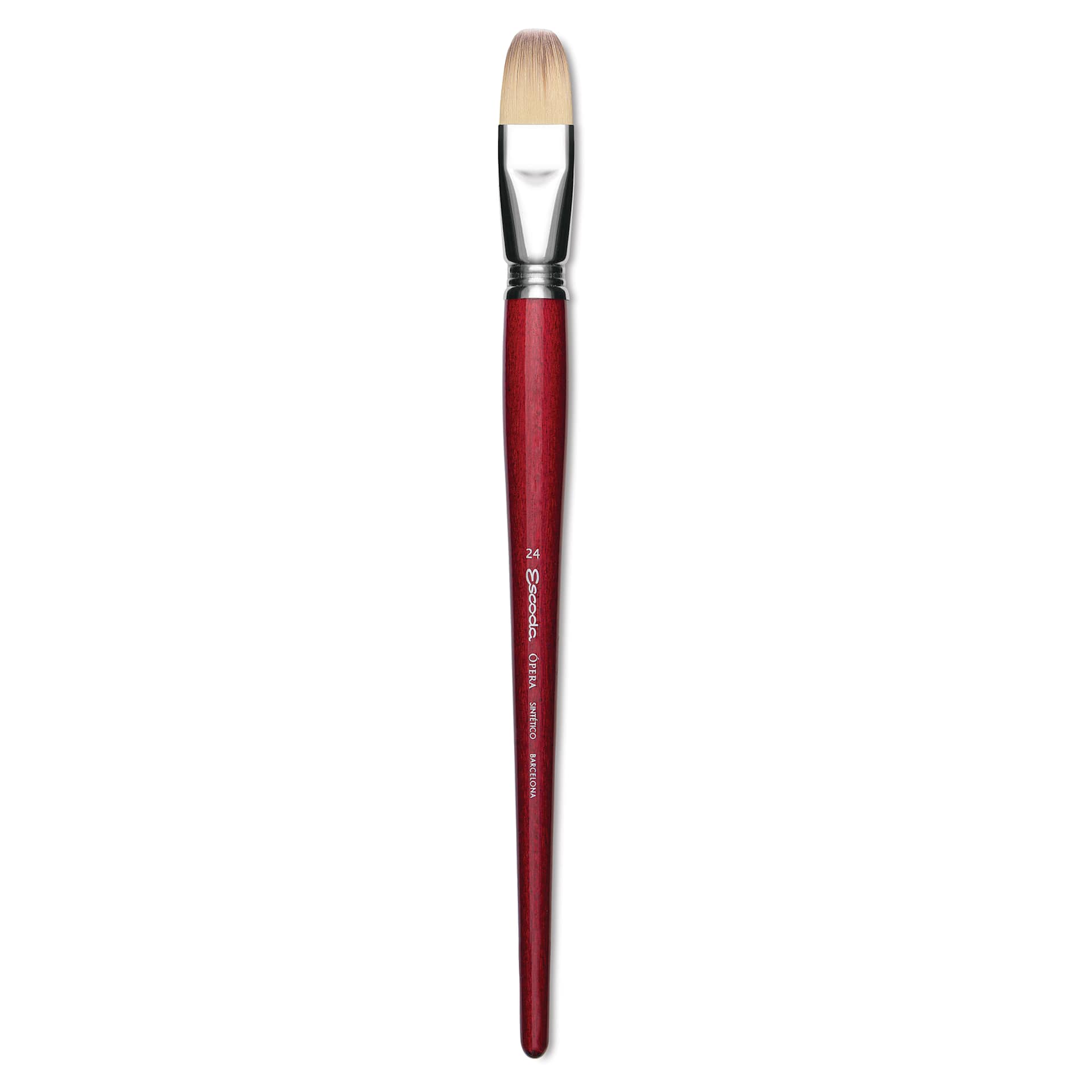 Escoda Opera Takatsu Synthetic Brush - Bright, Long Handle, Size 24