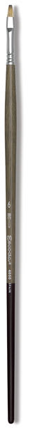 Escoda Modernista Tadami Synthetic Mongoose Brushes - Bright Brush shown upright