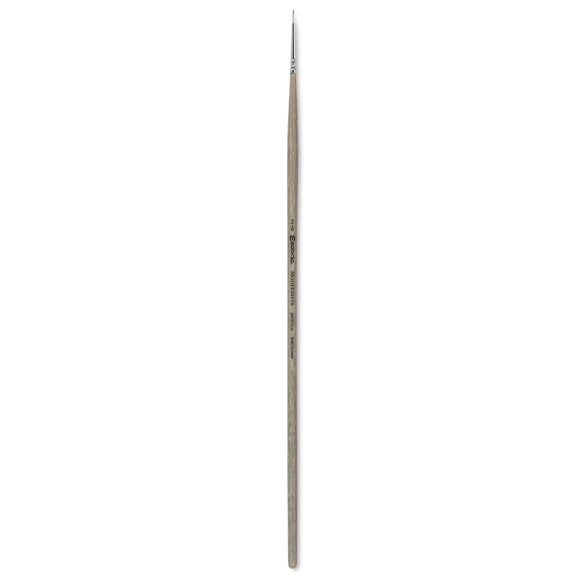 Escoda Modernista Tadami Synthetic Mongoose Brush - Round, Long Handle, Size 2/0, full brush