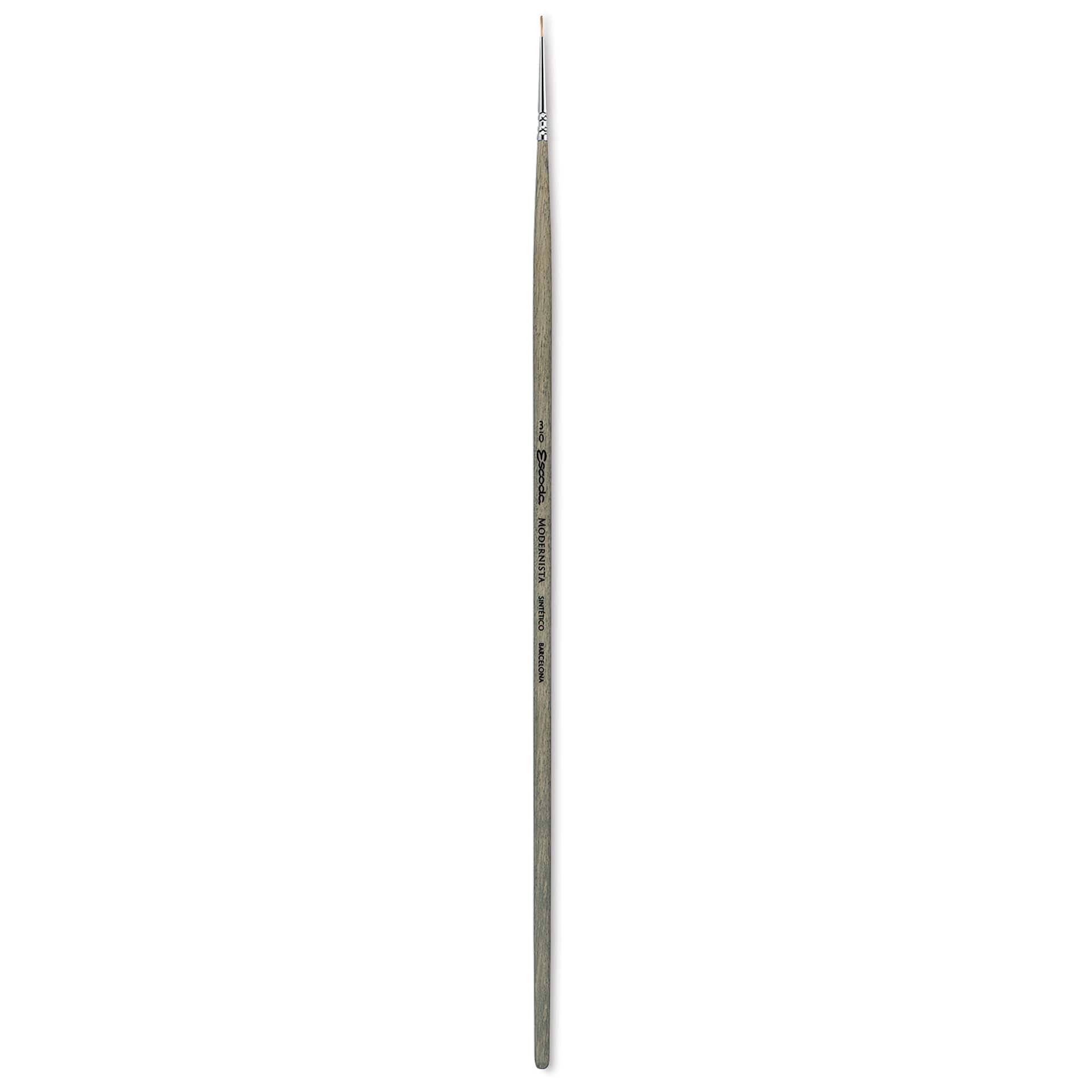 Escoda Modernista Tadami Synthetic Mongoose Brush - Round, Long Handle, Size 3/0, full brush