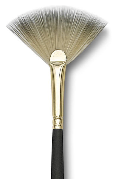 Princeton Umbria Brush - Fan, Short Handle, Size 4