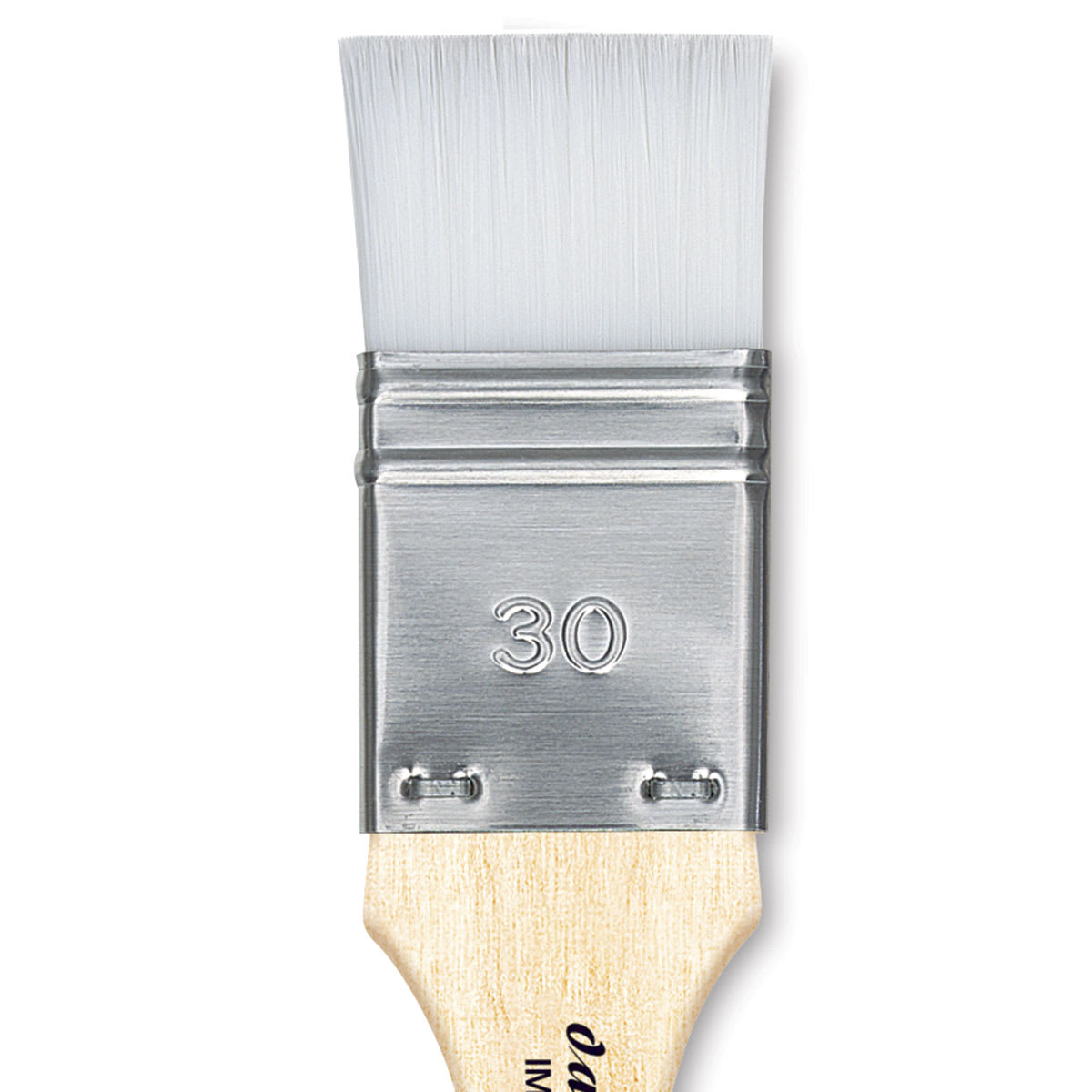 Da Vinci Impasto Brush - Mottler, Short Handle, Size 30 close up